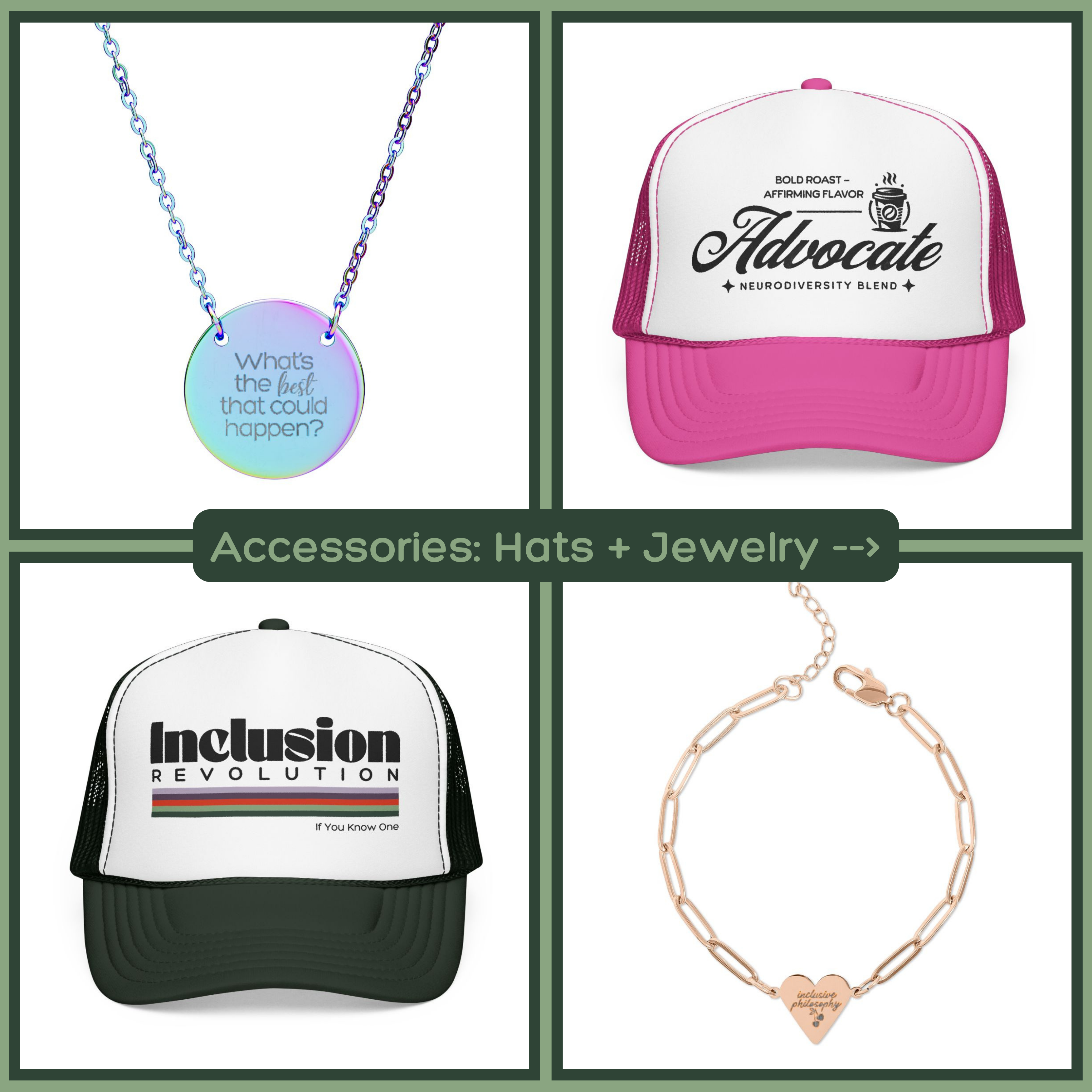 Accessories: Hats + Jewelry