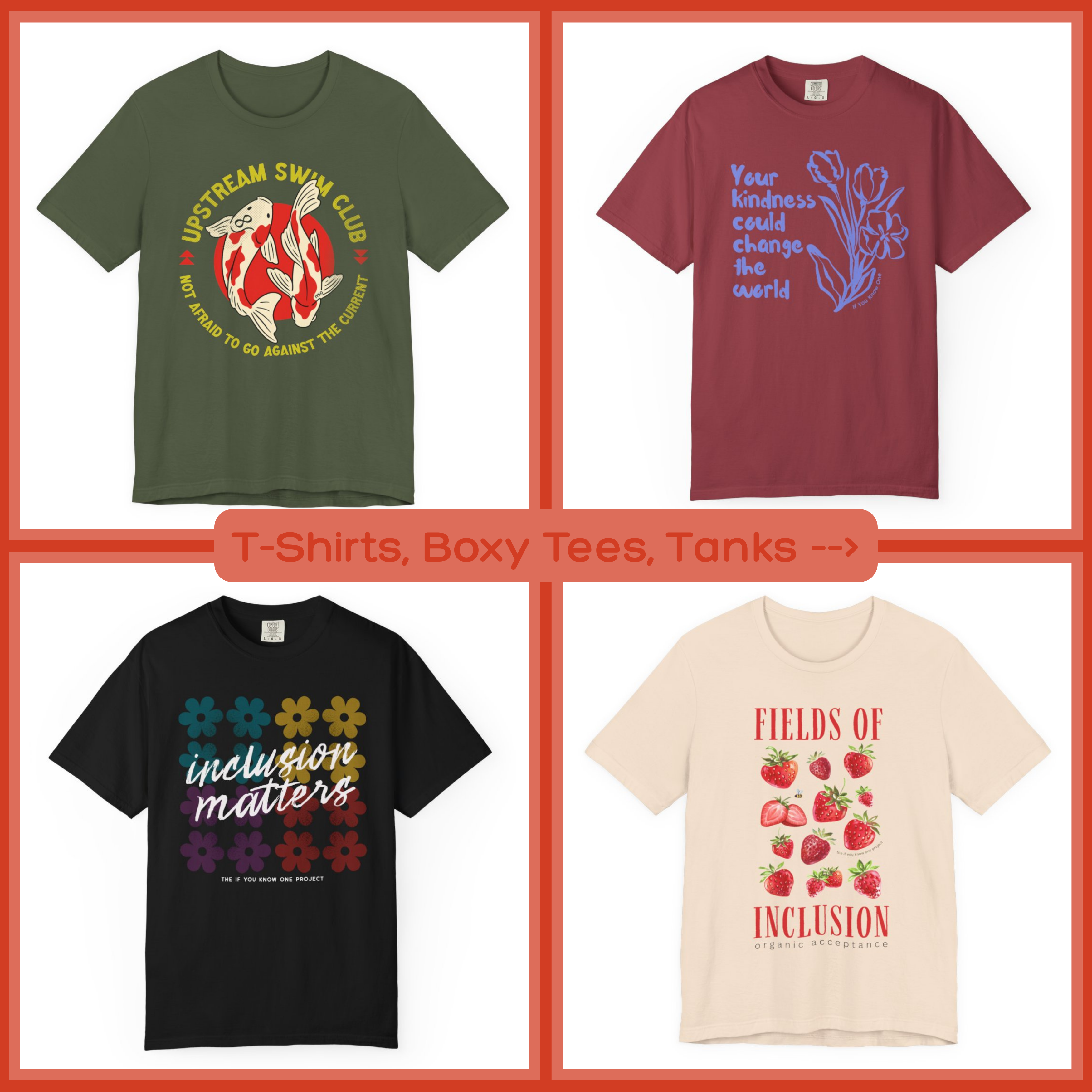 T-Shirts, Boxy Tees, Tank Tops