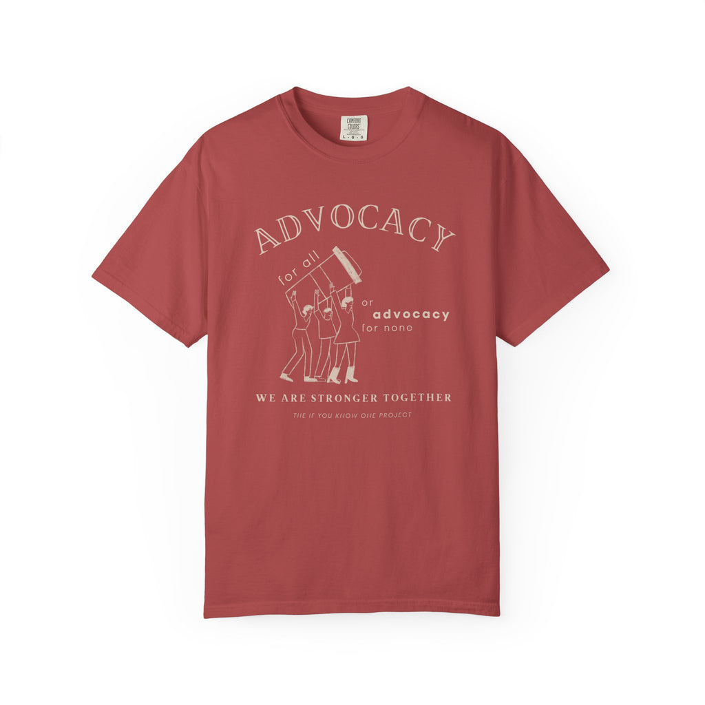 Advocacy For All Unisex Garment-Dyed T-shirt