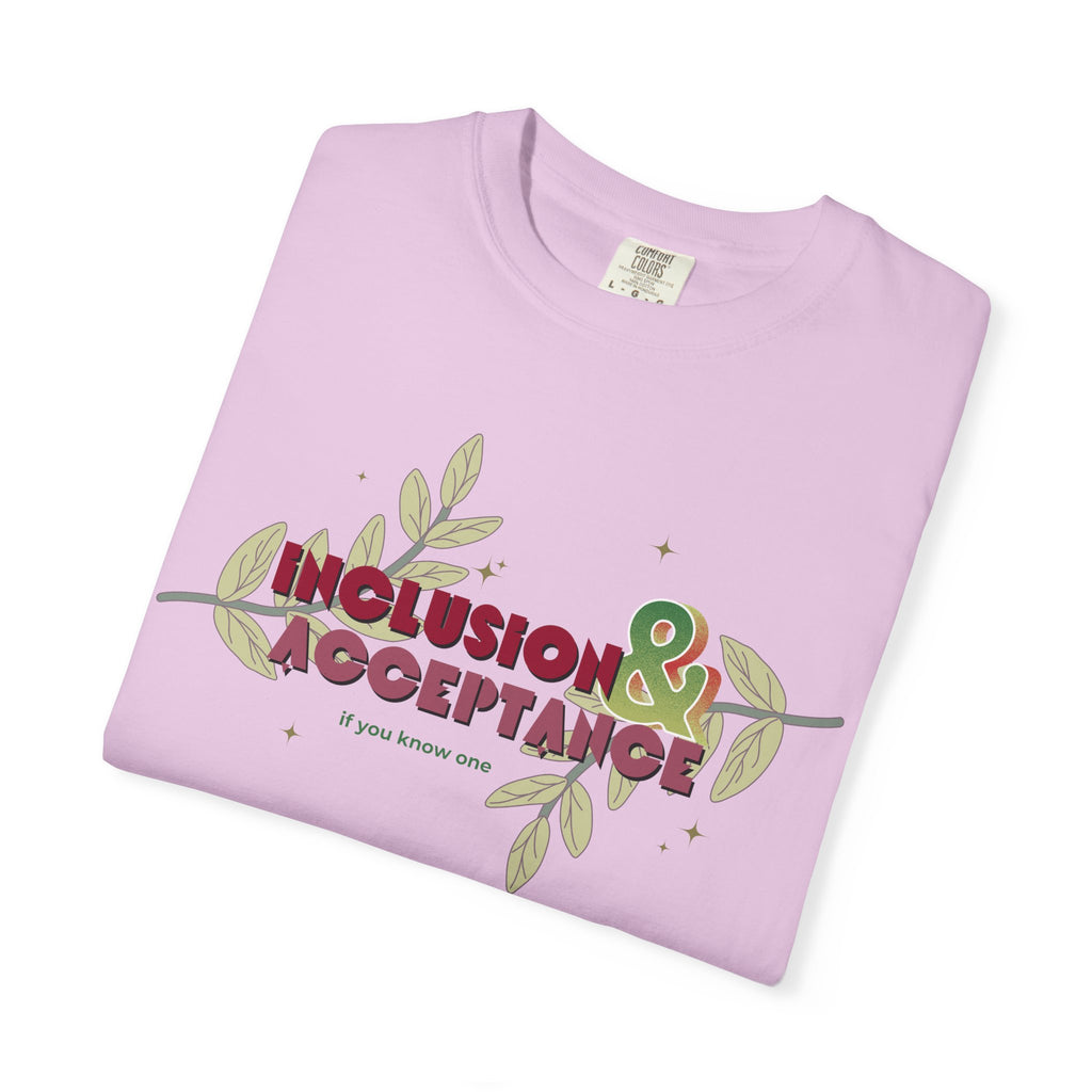Inclusion & Acceptance Unisex Garment-Dyed T-shirt