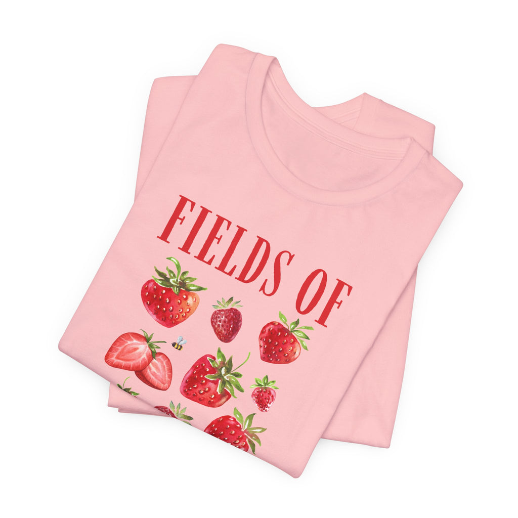 Fields of Inclusion Strawberry Unisex Jersey Short Sleeve Tee