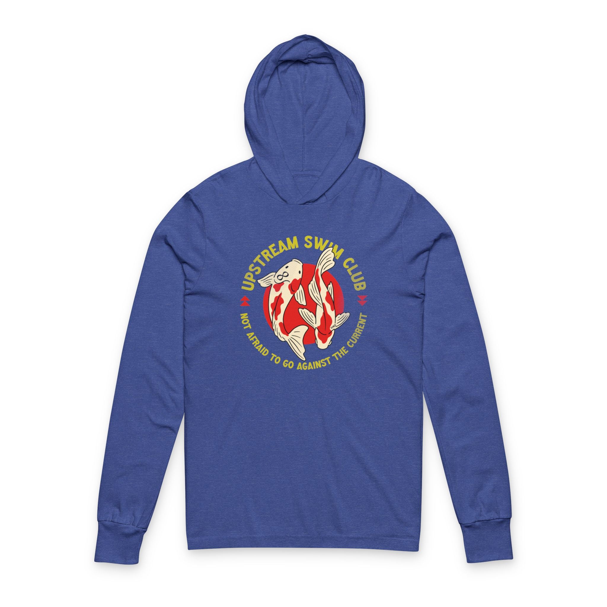 Upstream Swim Club Unisex Hooded Long Sleeve Tee