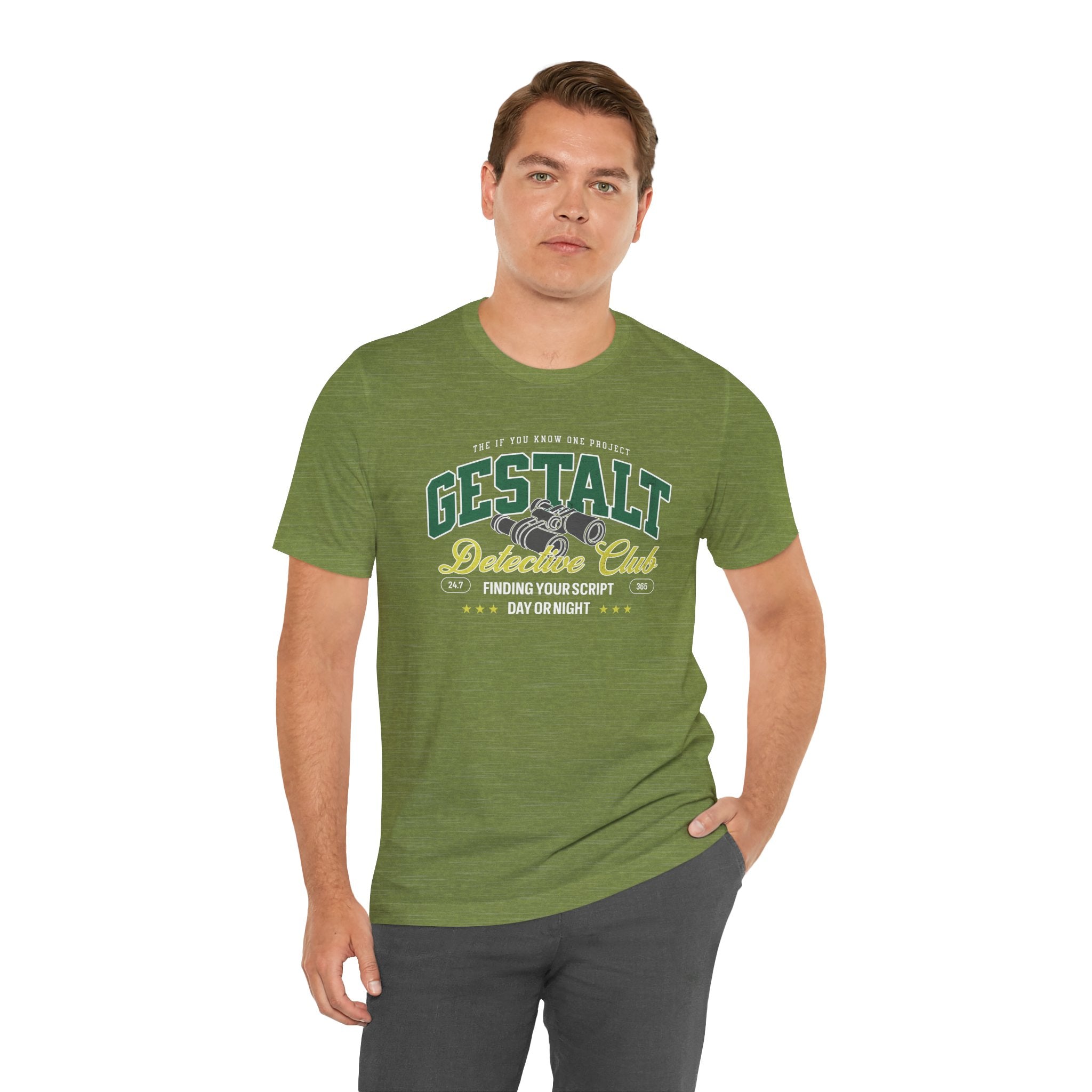 Gestalt Detective Club Unisex Jersey Short Sleeve Tee