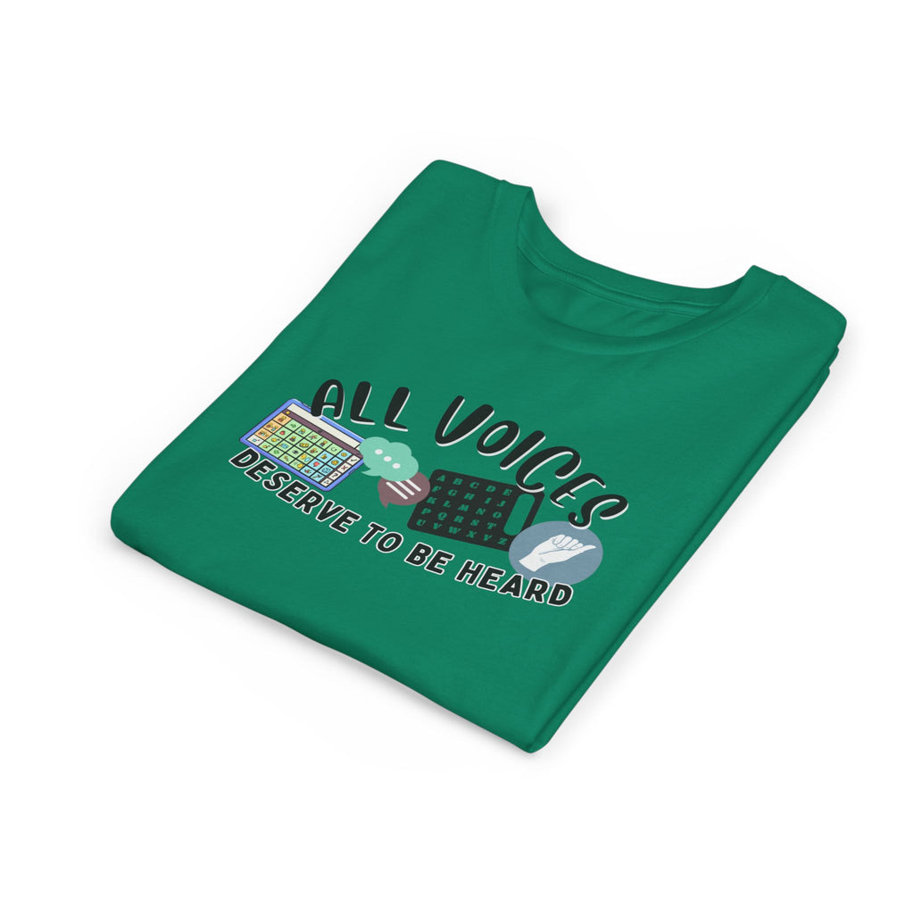 All Voices Deserve To Be Heard Youth Short Sleeve Tee