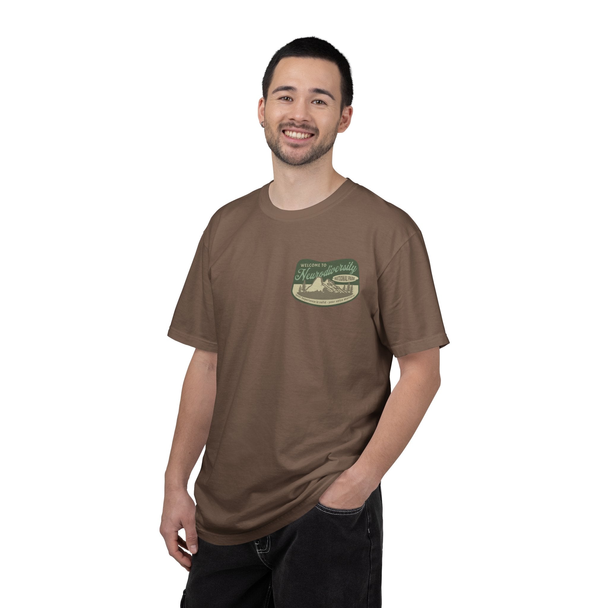 Neurodiversity National Park Unisex Garment-Dyed T-shirt