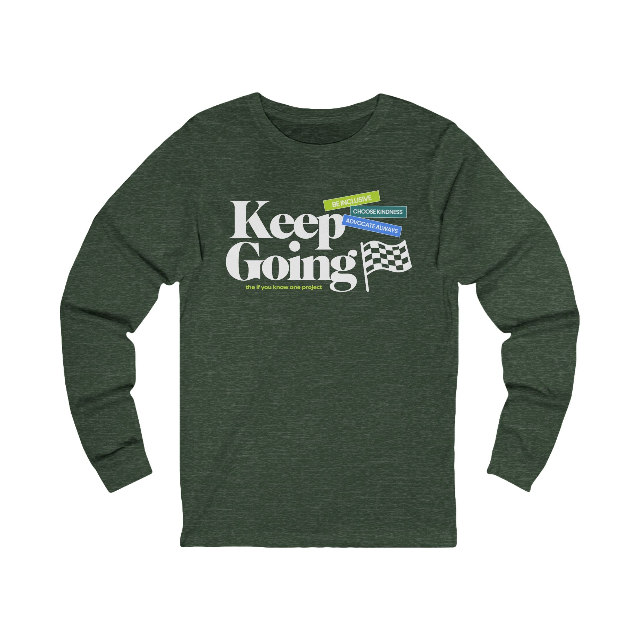 Keep Going Unisex Jersey Long Sleeve Tee