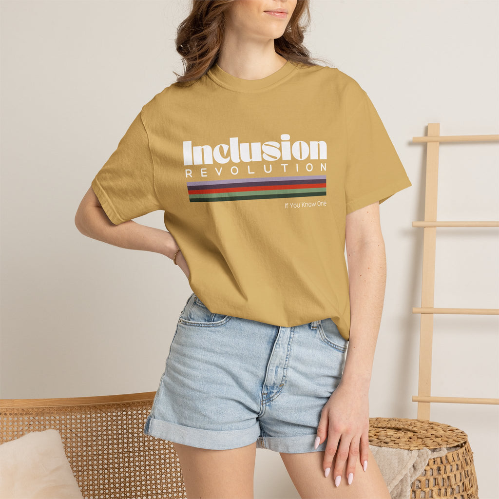 Inclusion Revolution Unisex Garment-Dyed T-shirt