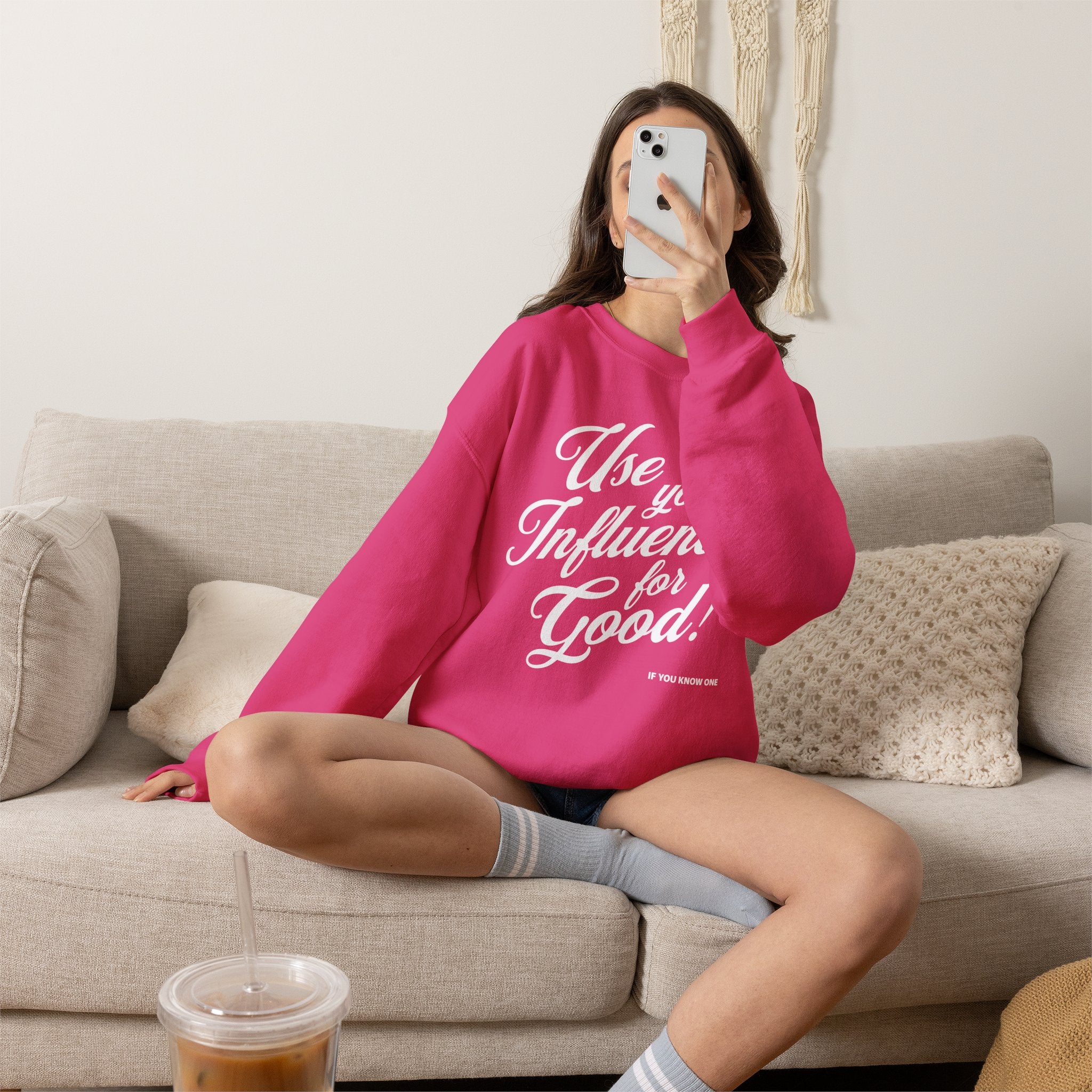 Use Your Influence For Good Unisex Heavy Blend™ Crewneck Sweatshirt