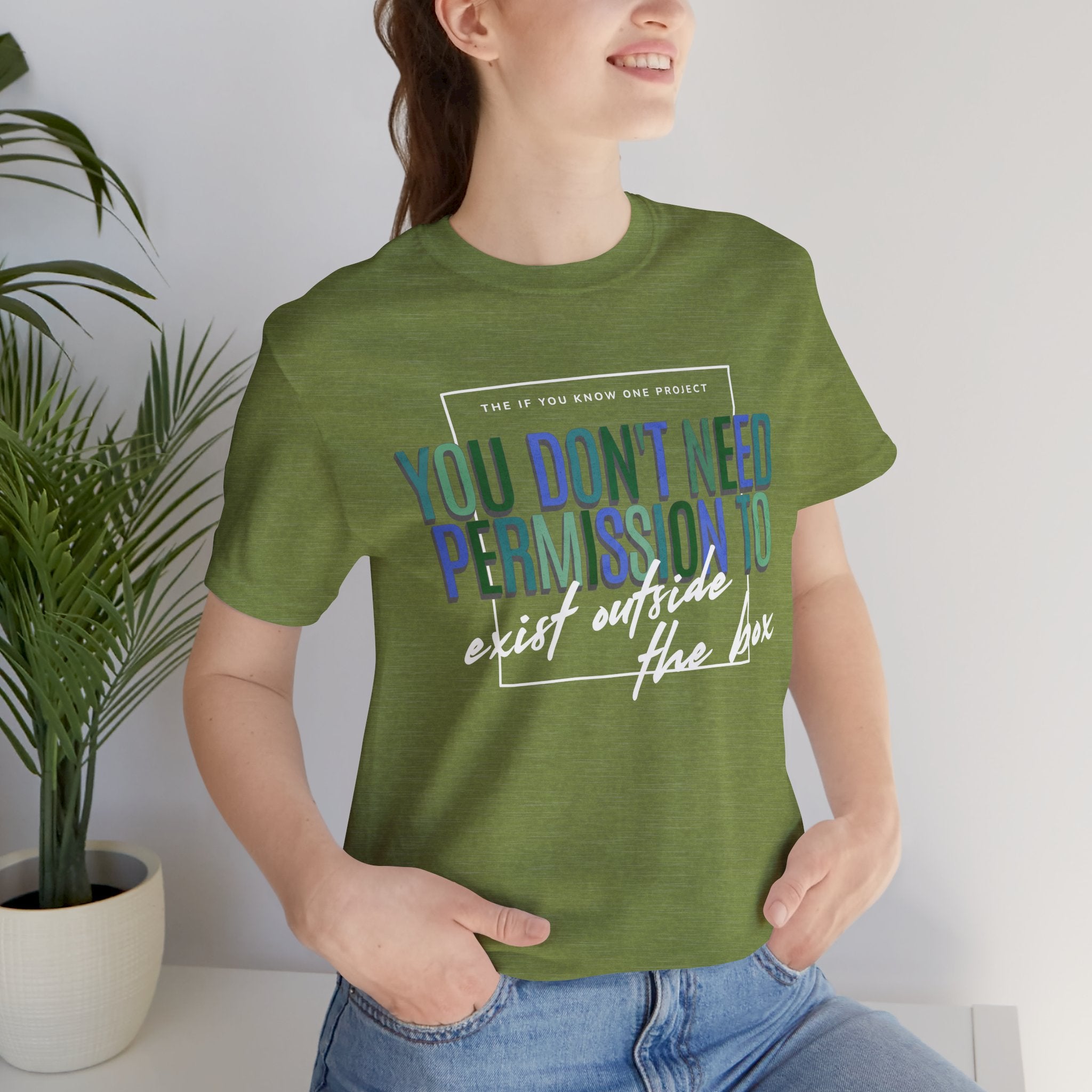 Exist Outside the Box Unisex Jersey Short Sleeve Tee
