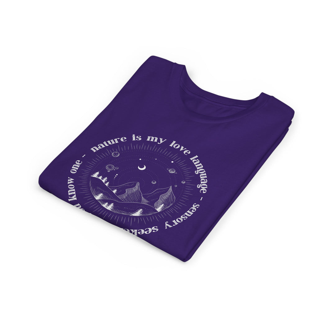 Nature Is My Love Language Youth Short Sleeve Tee