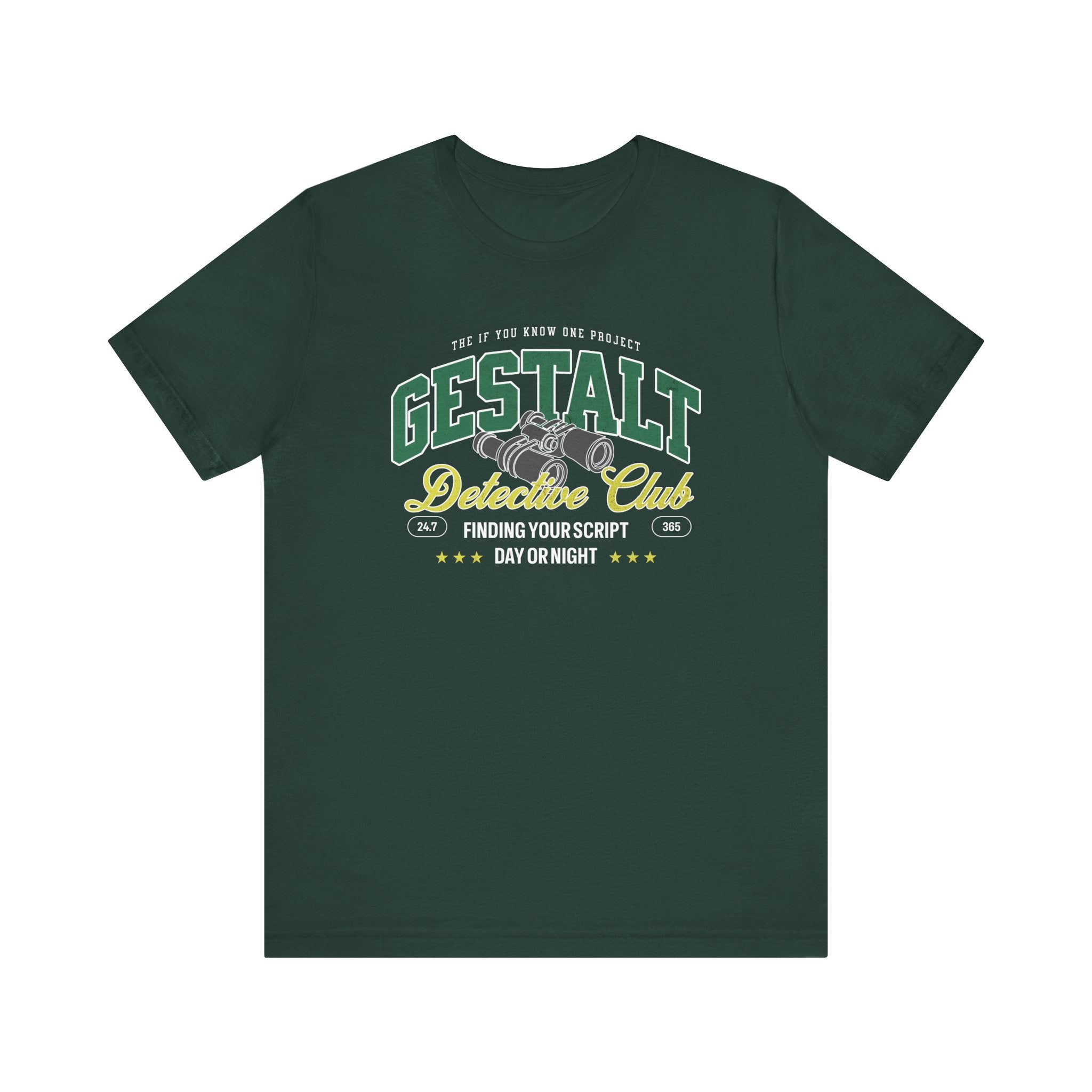 Gestalt Detective Club Unisex Jersey Short Sleeve Tee
