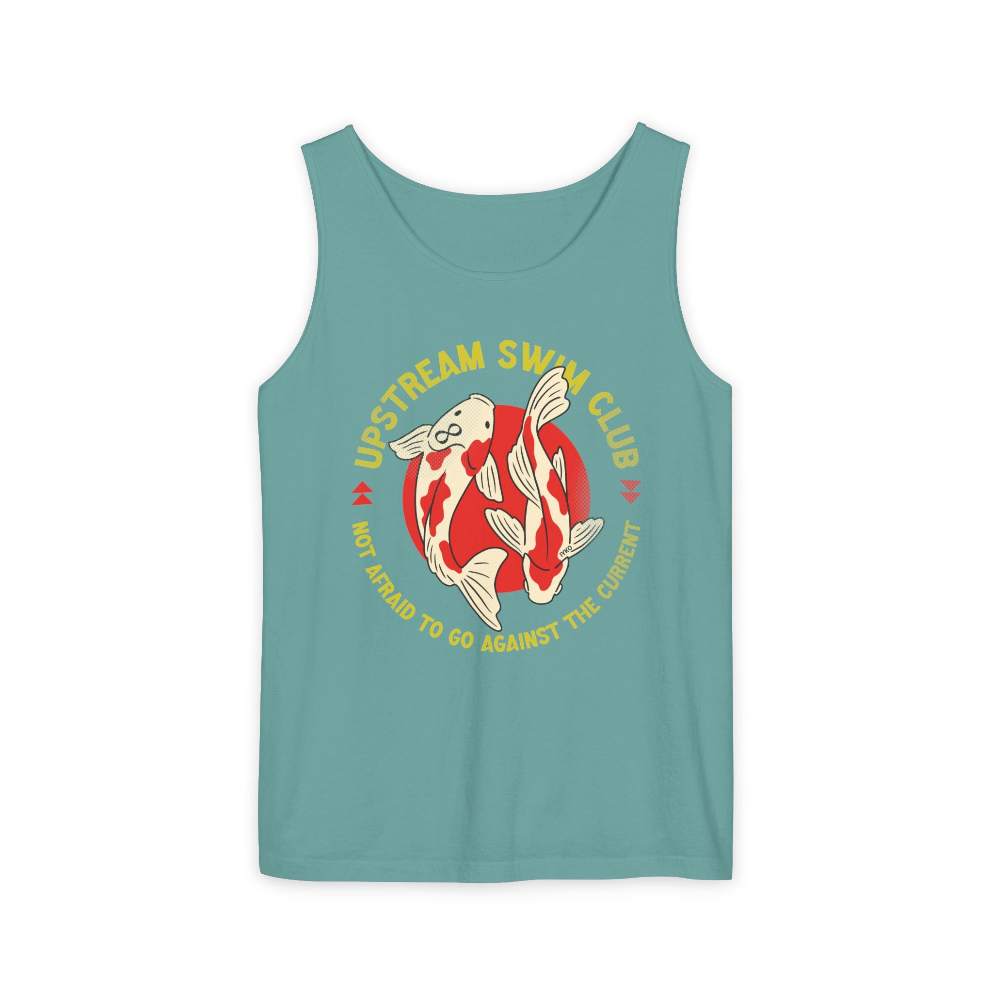 Upstream Swim Club Unisex Garment-Dyed Tank Top
