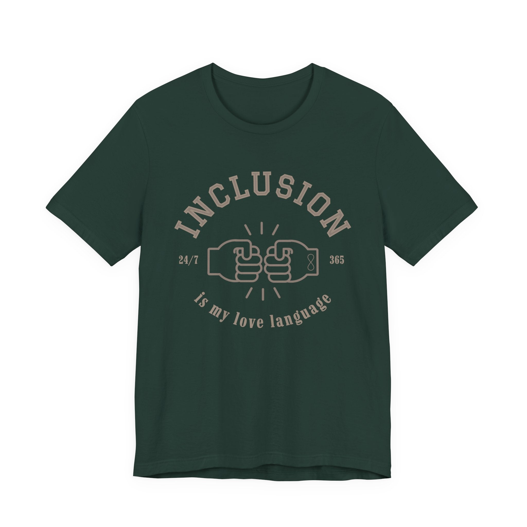 Inclusion Love Language Unisex Jersey Short Sleeve Tee