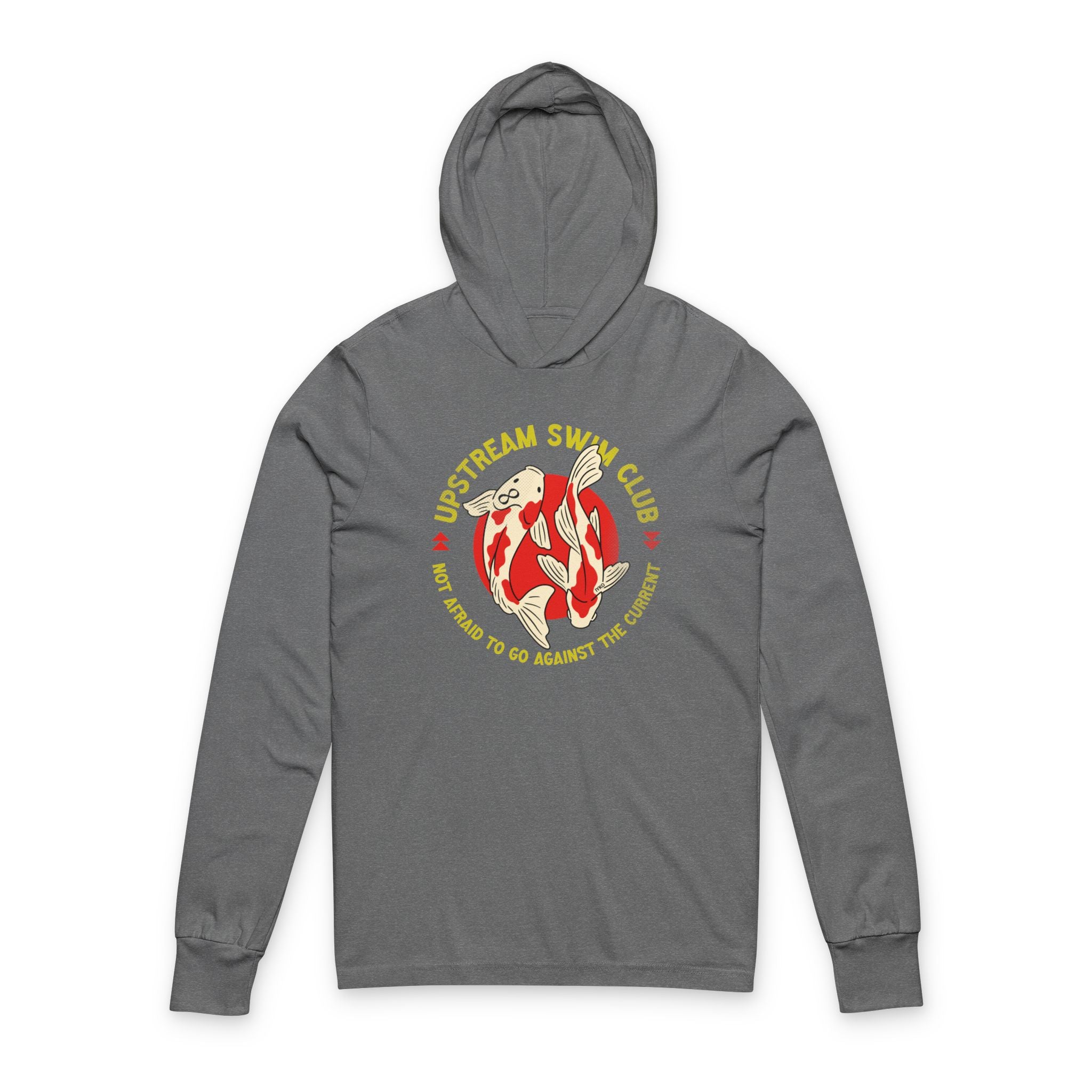 Upstream Swim Club Unisex Hooded Long Sleeve Tee