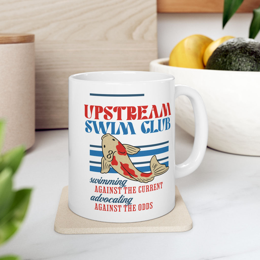 Upstream Swim Club 11 oz. Ceramic Mug