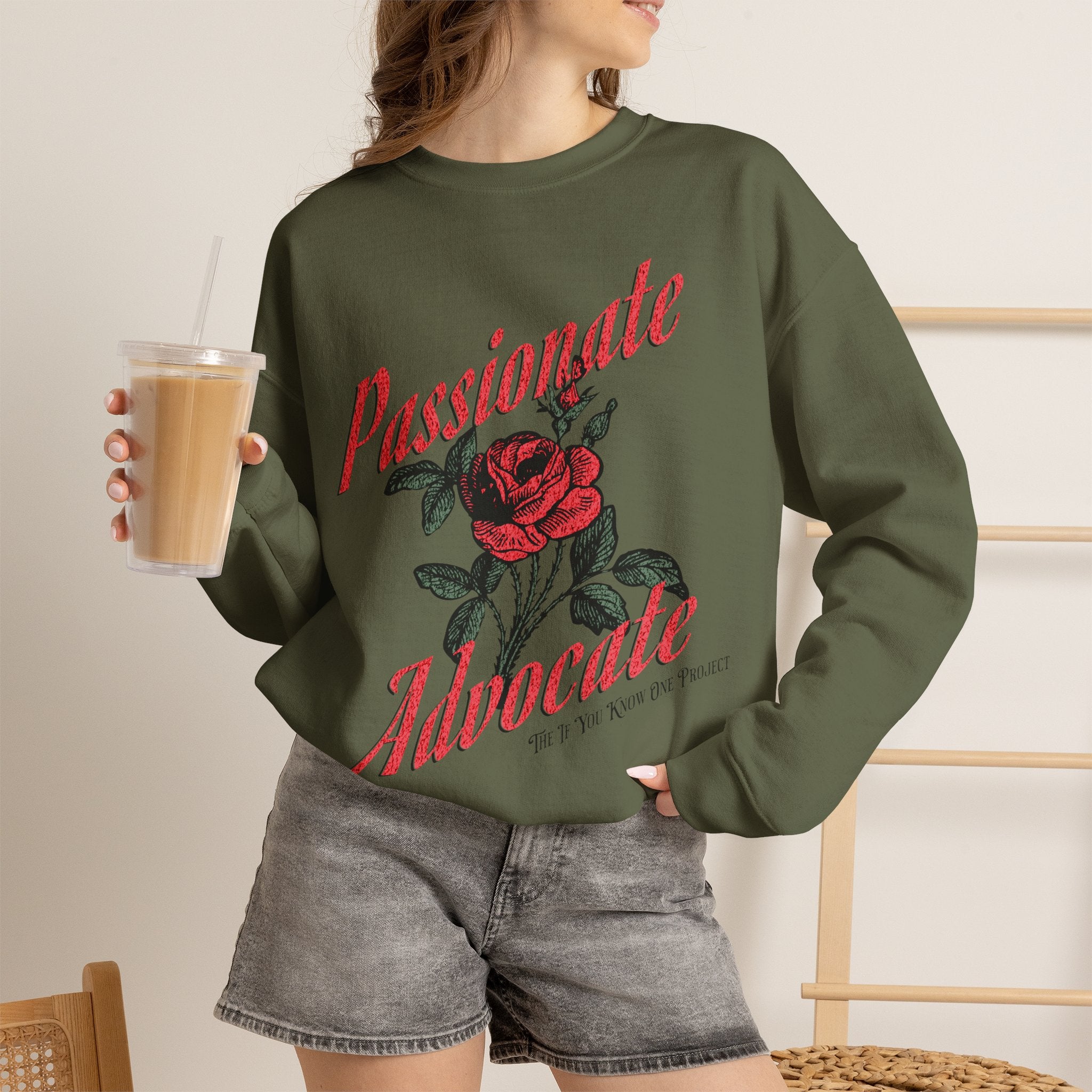 Passionate Advocate Unisex Heavy Blend™ Crewneck Sweatshirt
