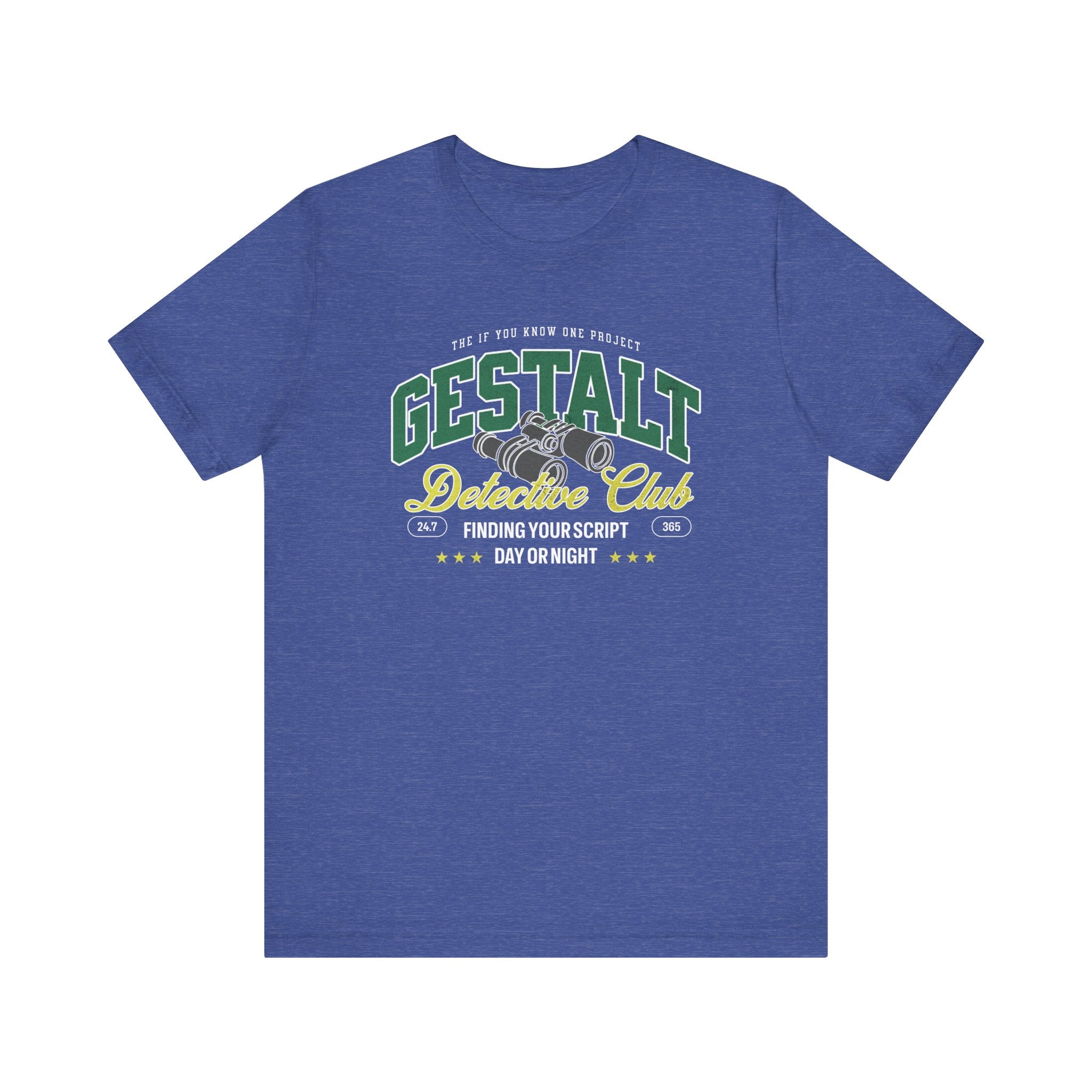 Gestalt Detective Club Unisex Jersey Short Sleeve Tee