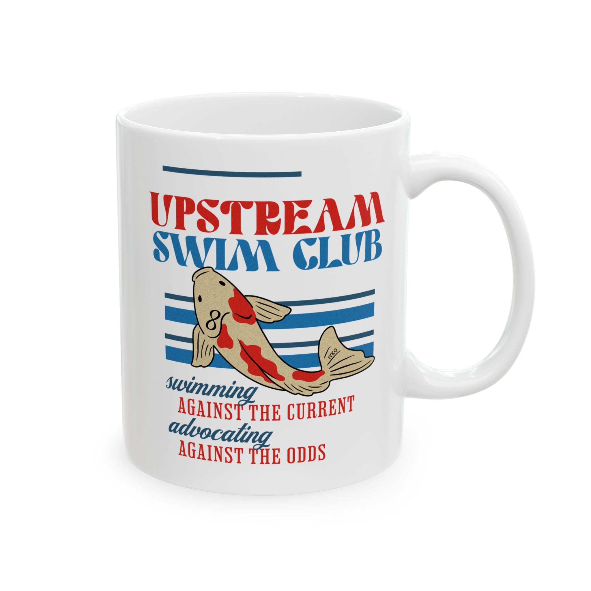Upstream Swim Club 11 oz. Ceramic Mug
