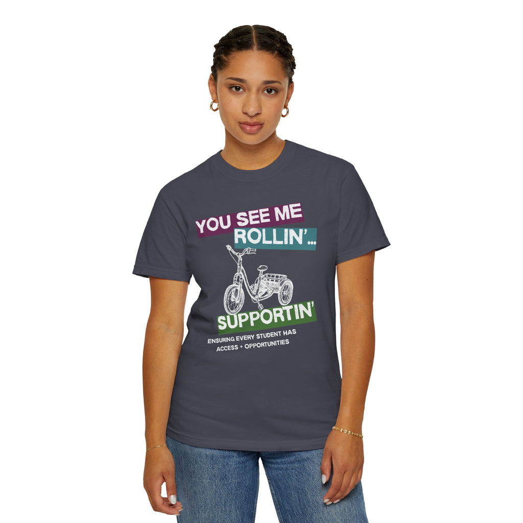 You See Me Rollin' Unisex Garment-Dyed T-shirt