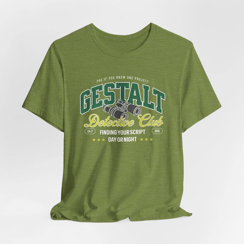 Gestalt Detective Club Unisex Jersey Short Sleeve Tee