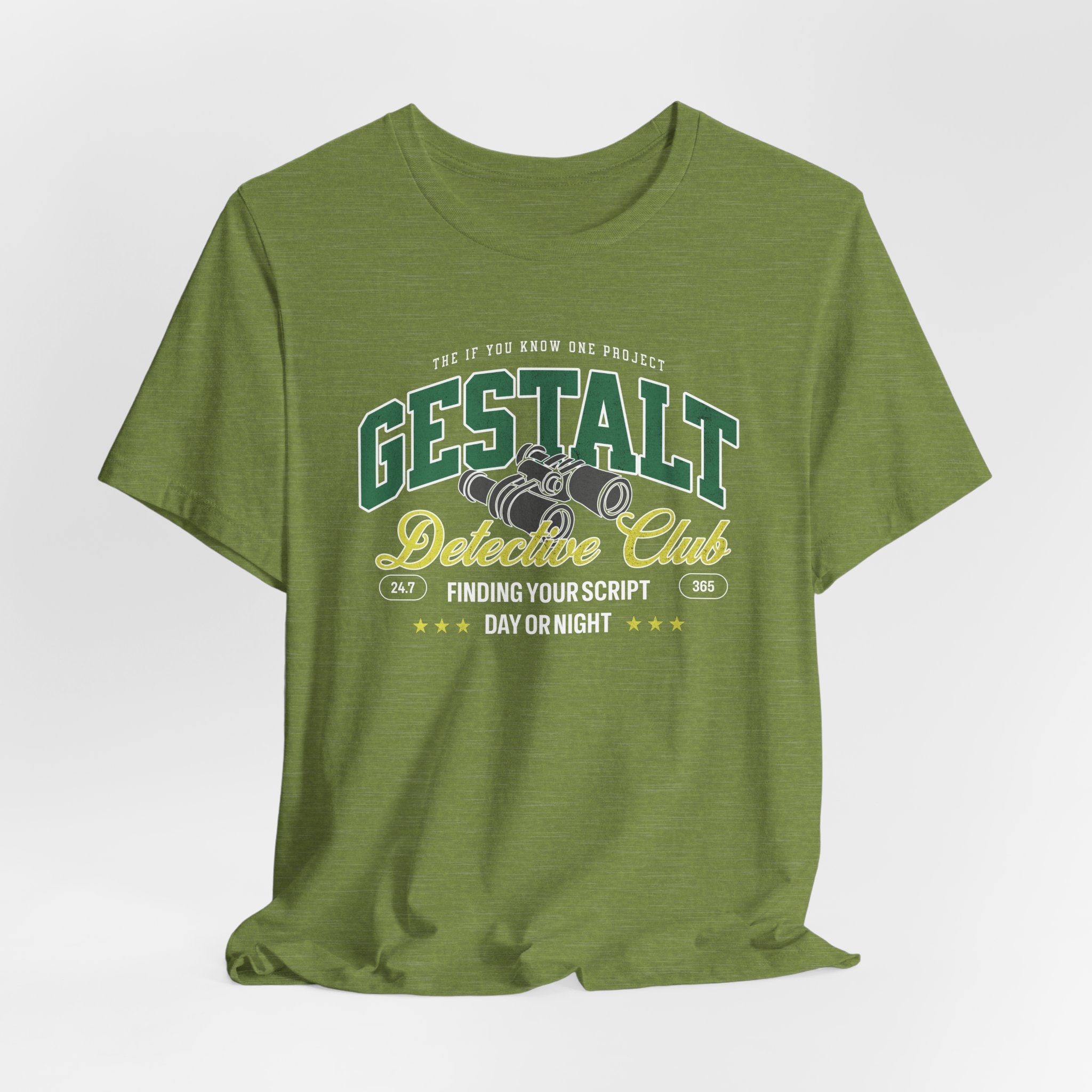 Gestalt Detective Club Unisex Jersey Short Sleeve Tee