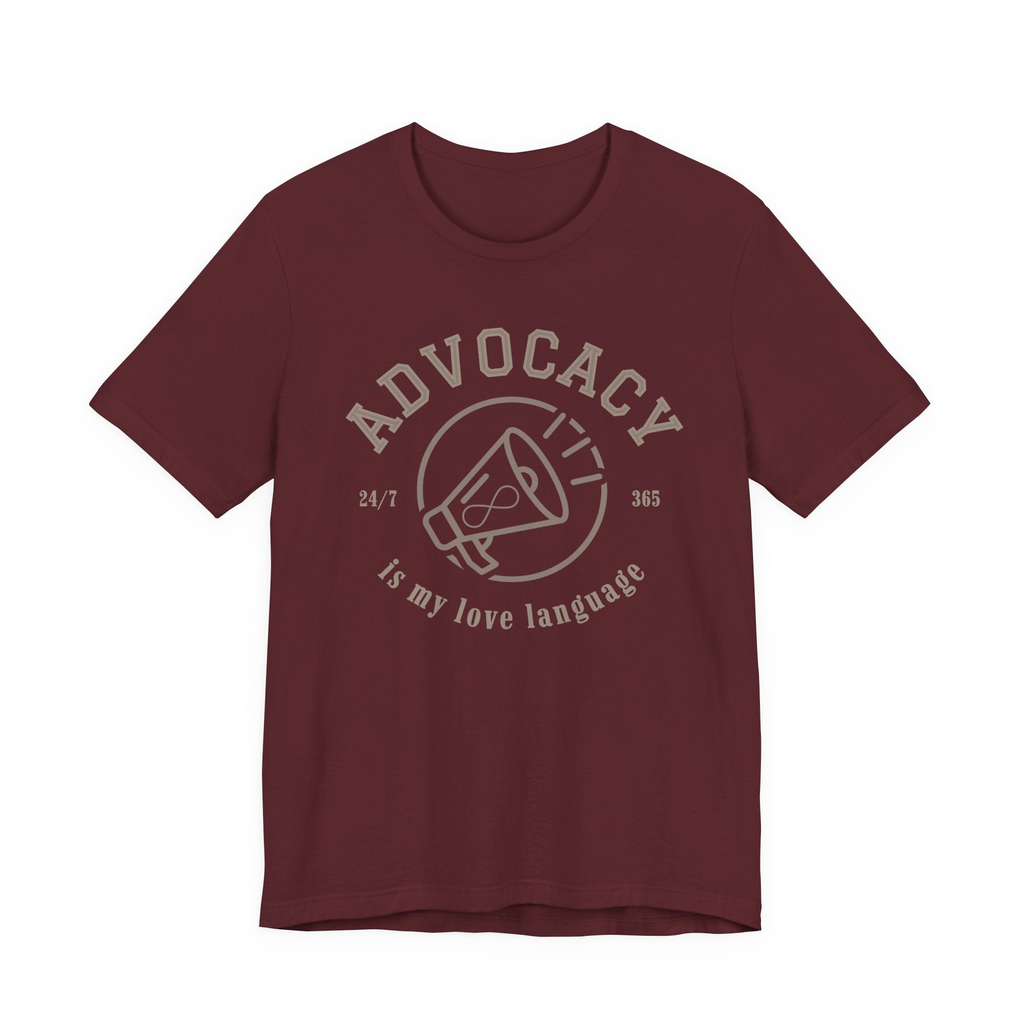 Advocacy Love Language Unisex Jersey Short Sleeve Tee