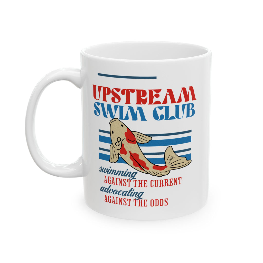 Upstream Swim Club 11 oz. Ceramic Mug
