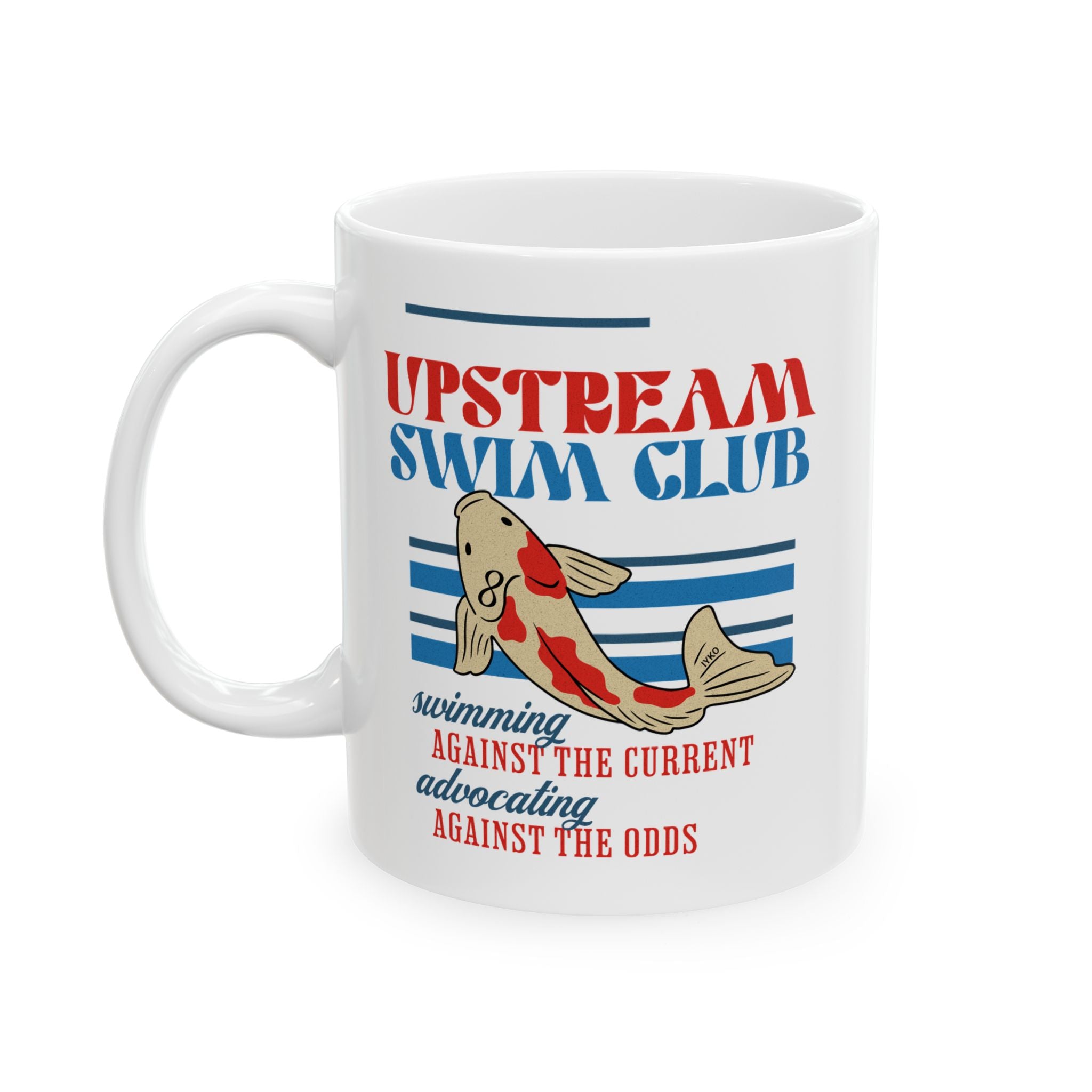 Upstream Swim Club 11 oz. Ceramic Mug