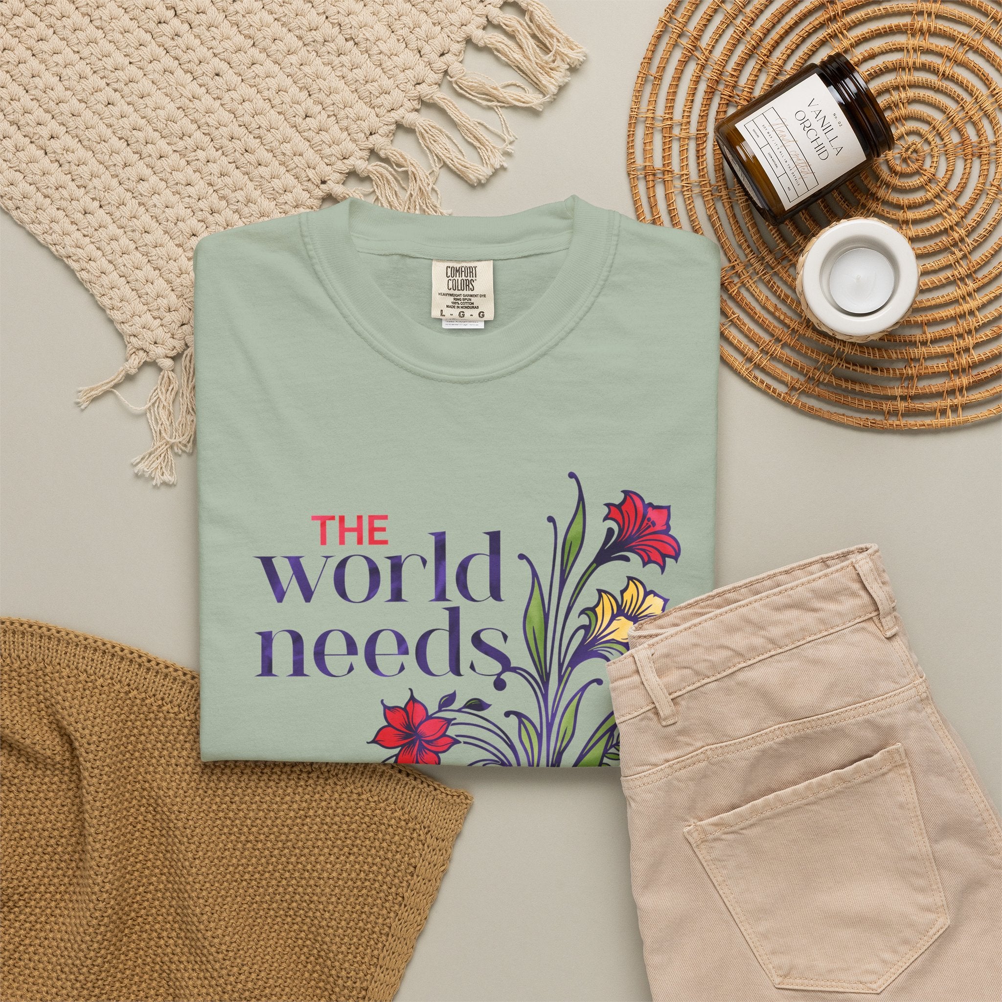 The World Needs Who You Are Unisex Garment-Dyed T-shirt