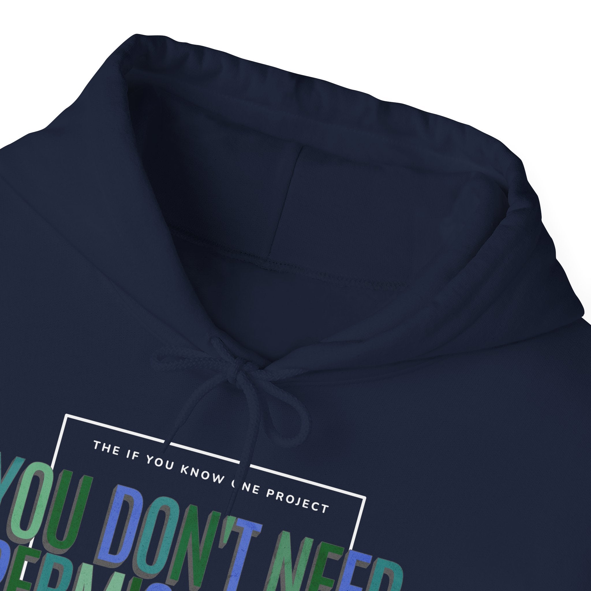 You Don't Need Permission To Exist Outside The Box Unisex Heavy Blend™ Hooded Sweatshirt
