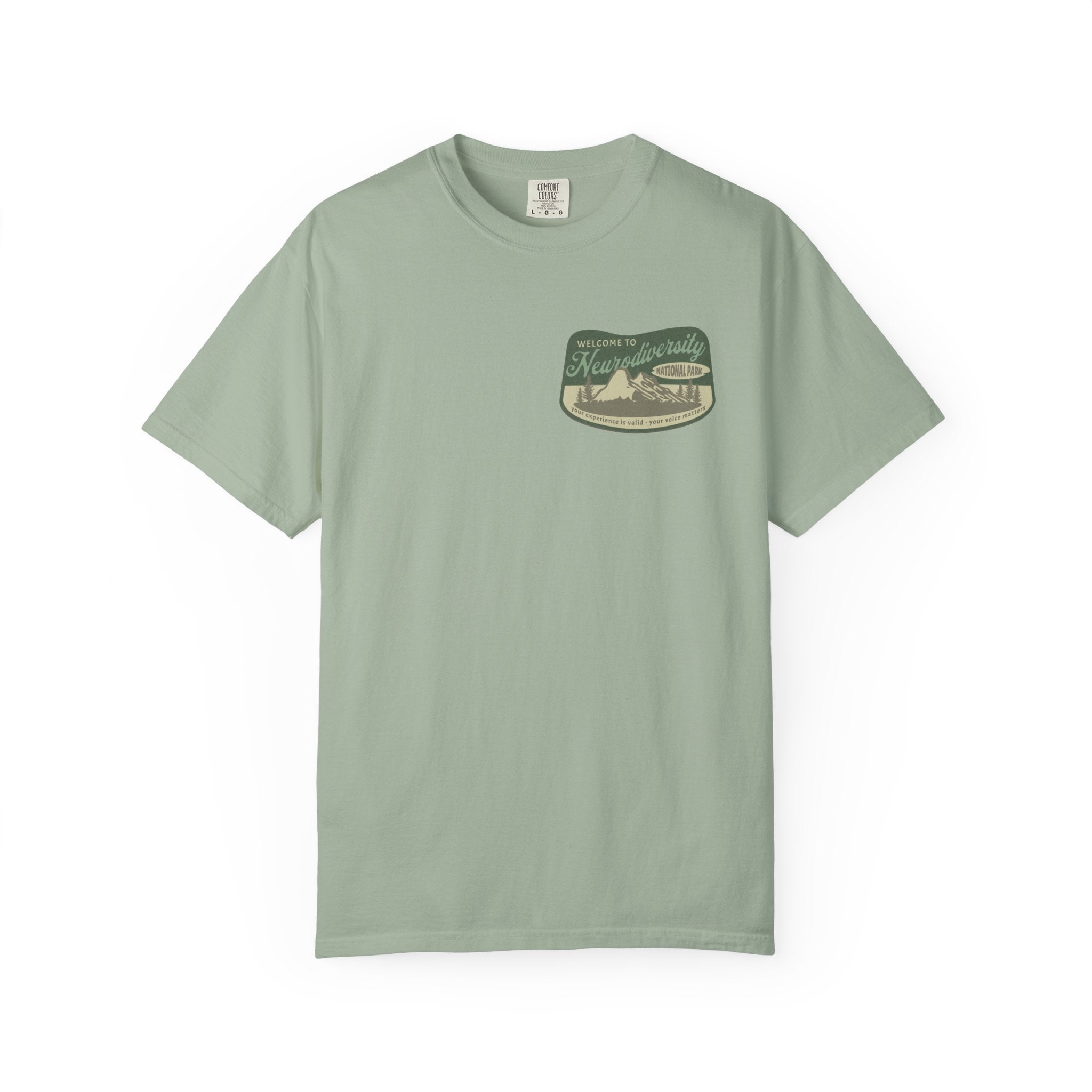 Neurodiversity National Park Unisex Garment-Dyed T-shirt