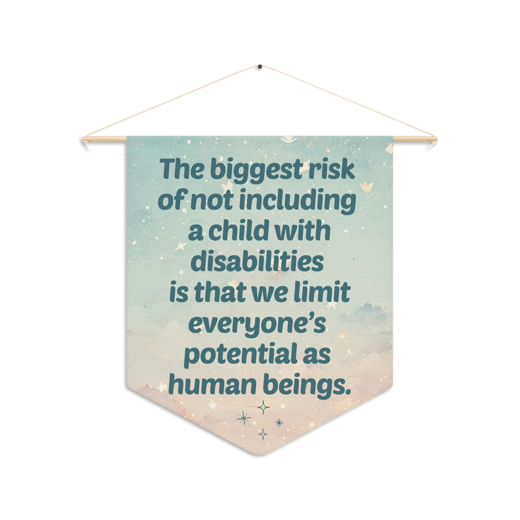 The Biggest Risk 18" x 21" Pennant