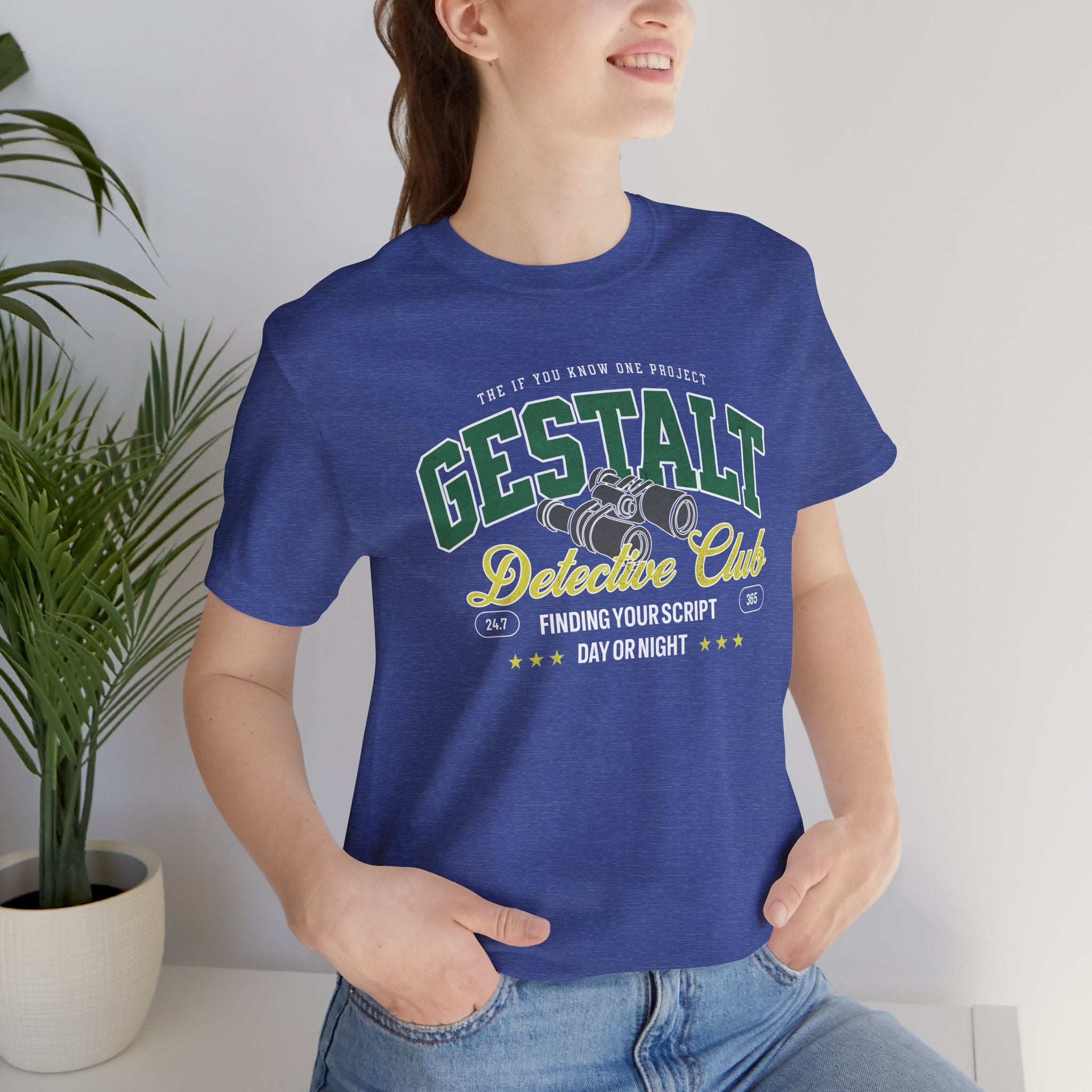 Gestalt Detective Club Unisex Jersey Short Sleeve Tee
