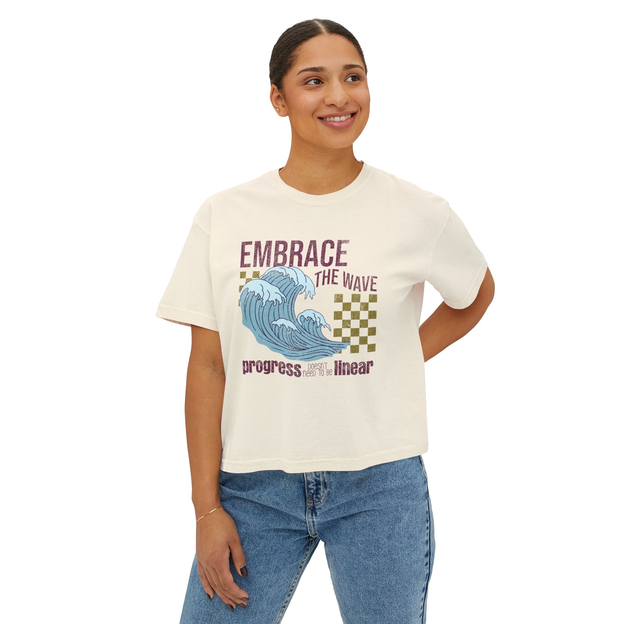 Boxy Embrace The Wave Comfort Colors