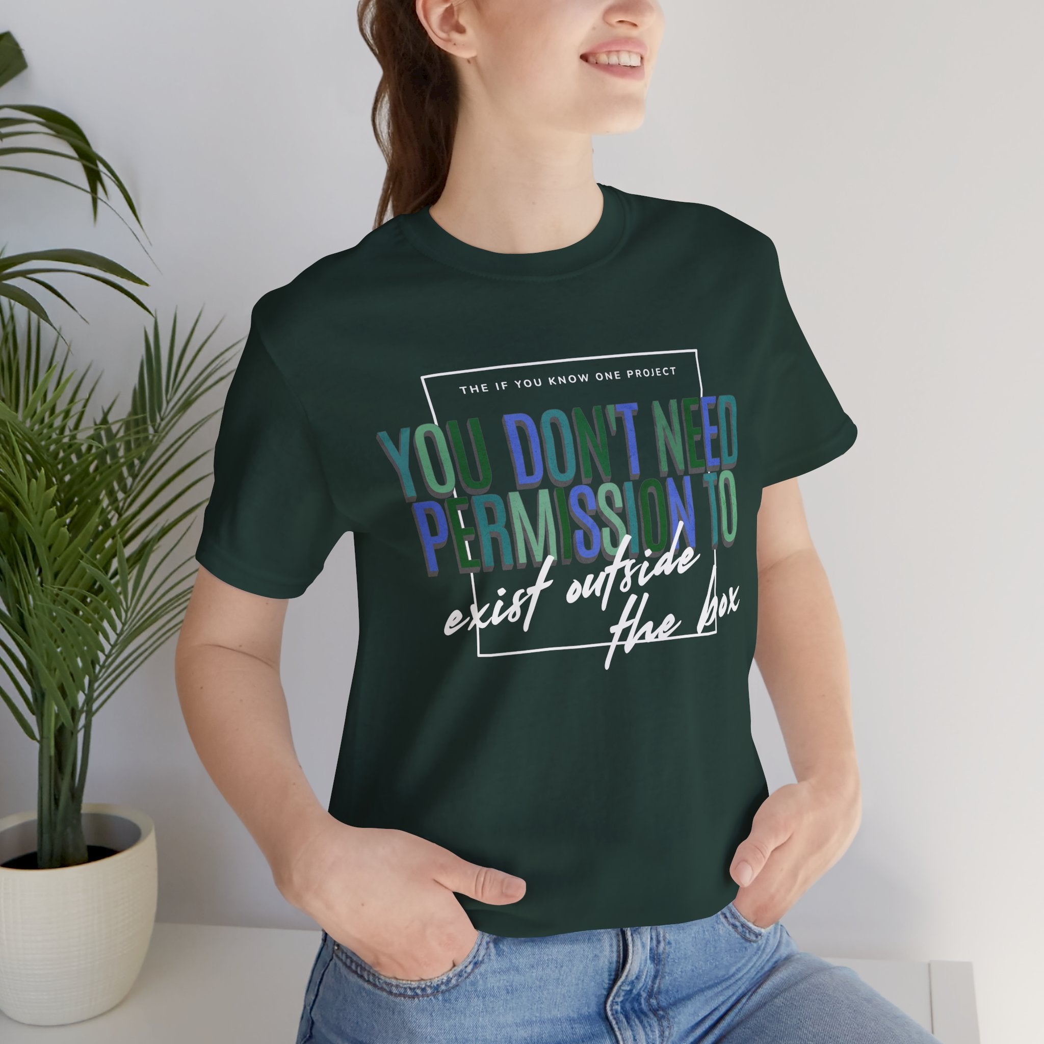 Exist Outside the Box Unisex Jersey Short Sleeve Tee