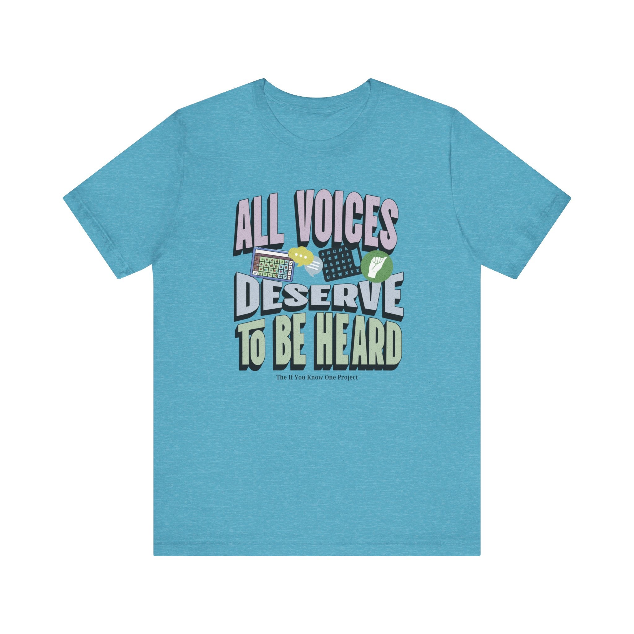 All Voices Deserve To Be Heard Unisex Jersey Short Sleeve Tee