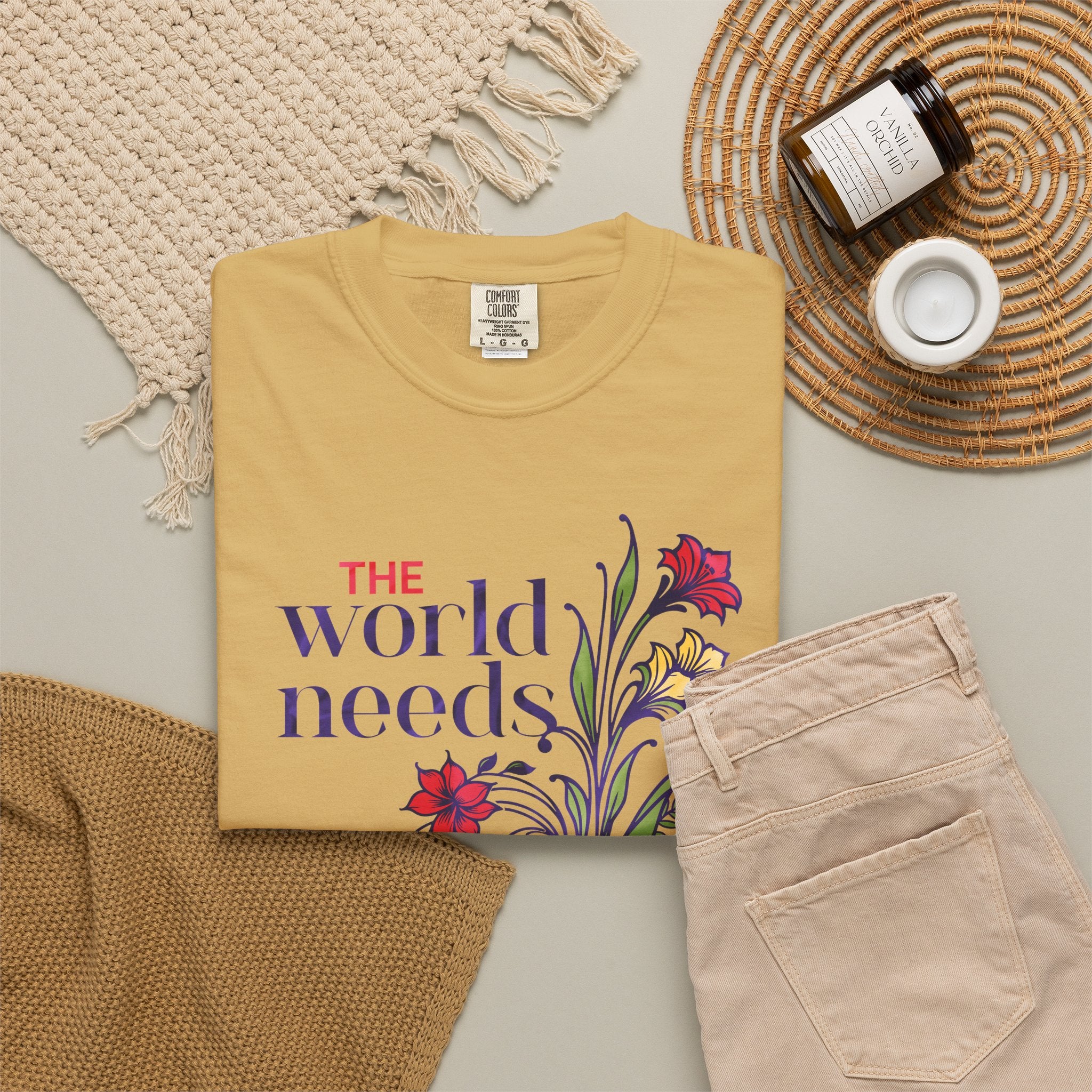 The World Needs Who You Are Unisex Garment-Dyed T-shirt