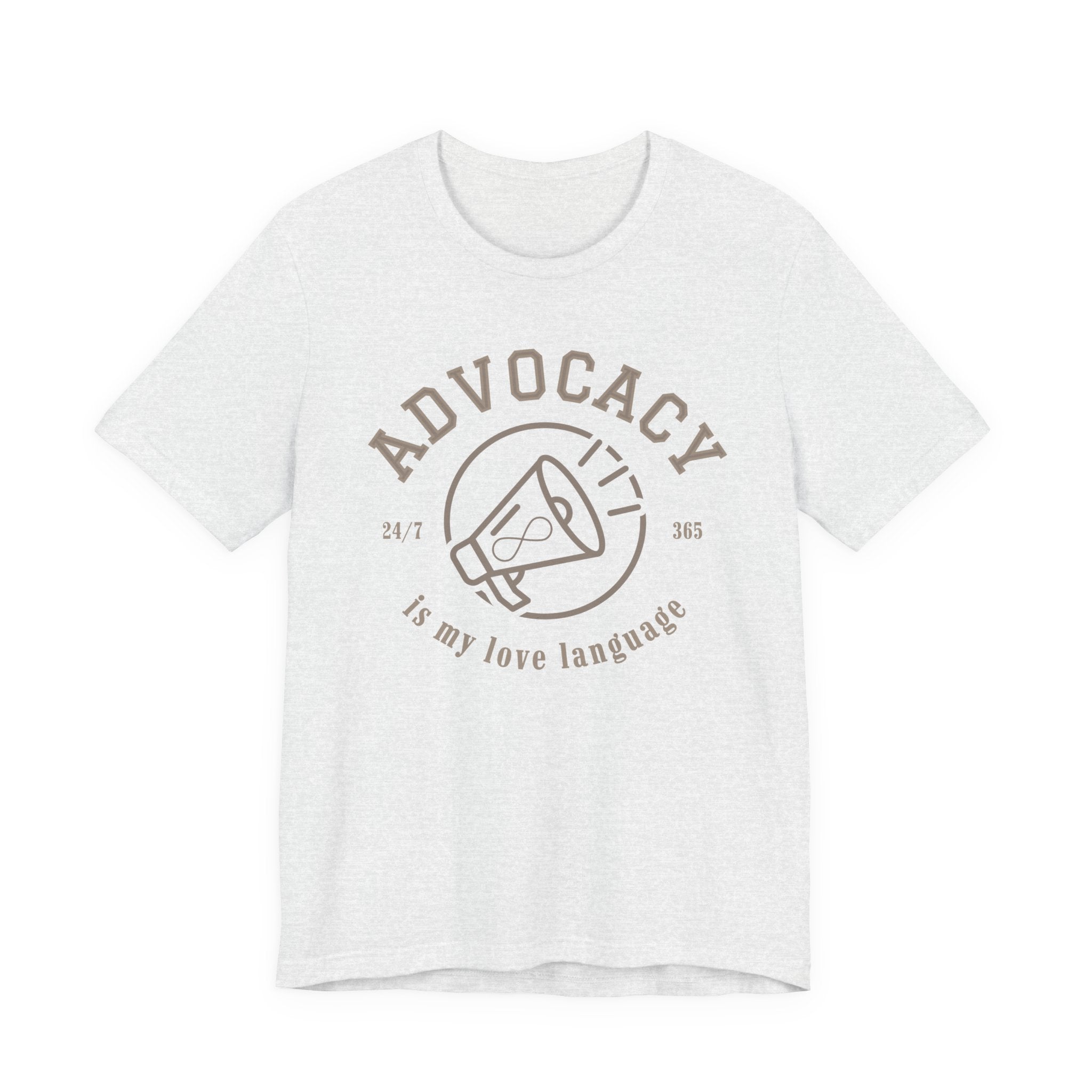 Advocacy Love Language Unisex Jersey Short Sleeve Tee