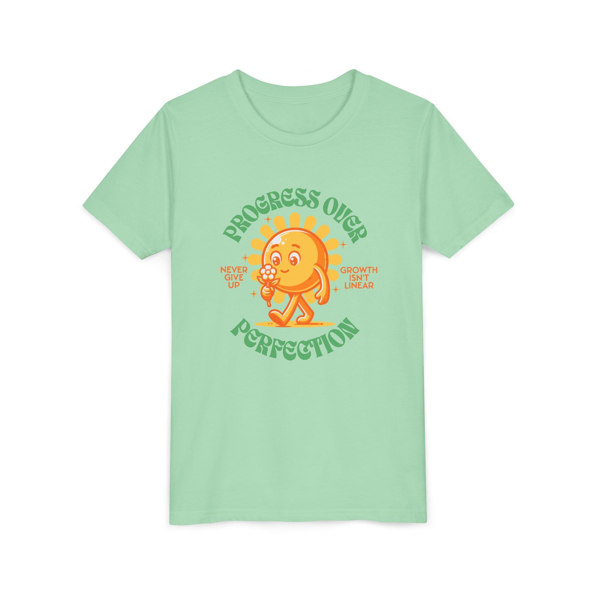 Progress Over Perfection Youth Short Sleeve Tee