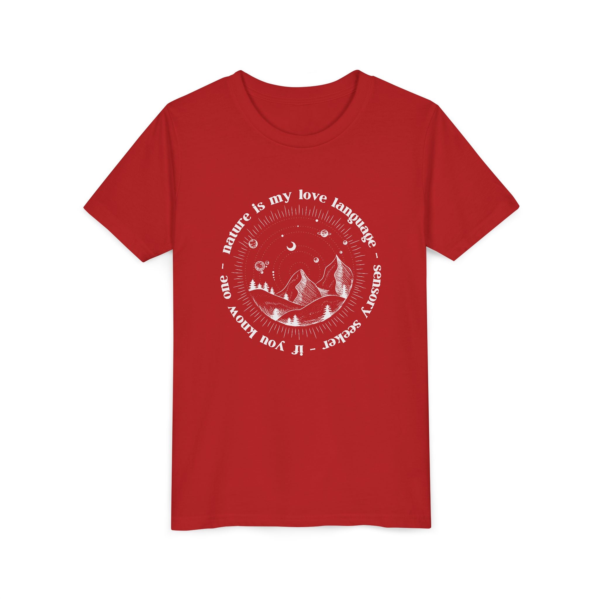 Nature Is My Love Language Youth Short Sleeve Tee