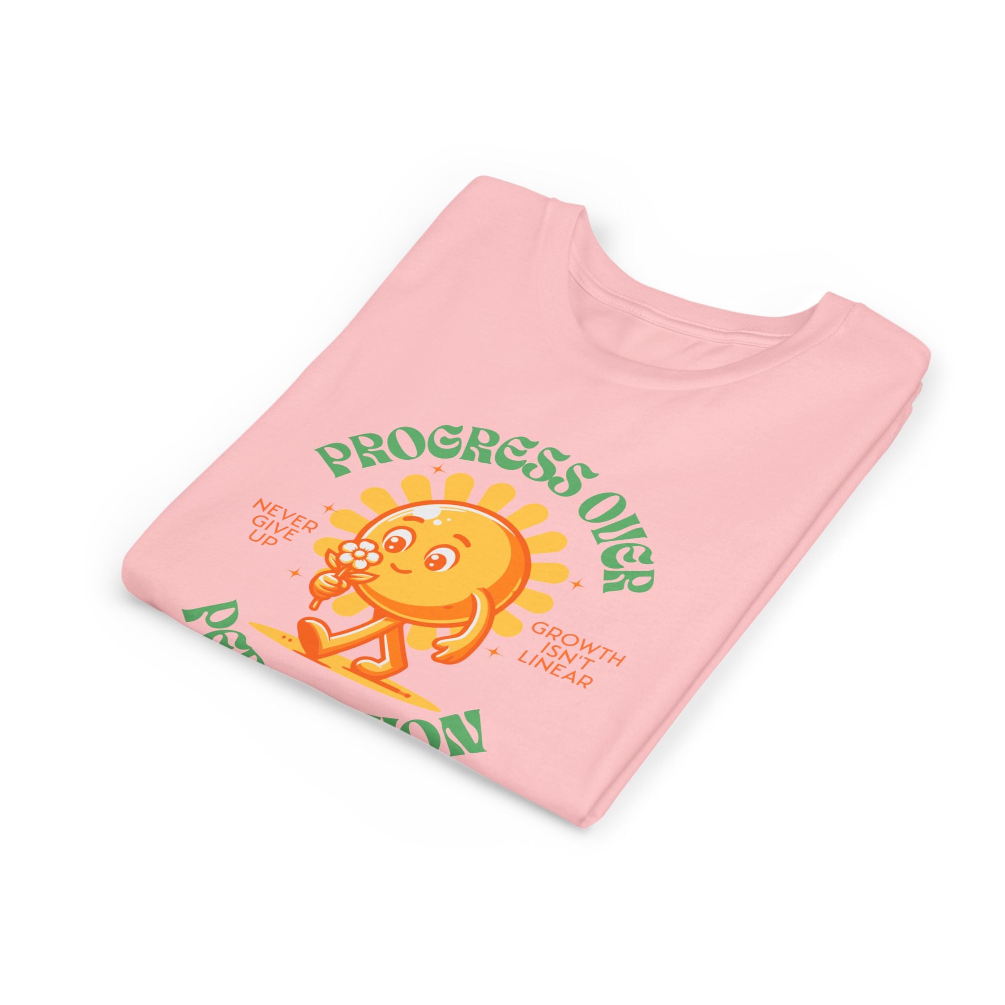 Progress Over Perfection Youth Short Sleeve Tee