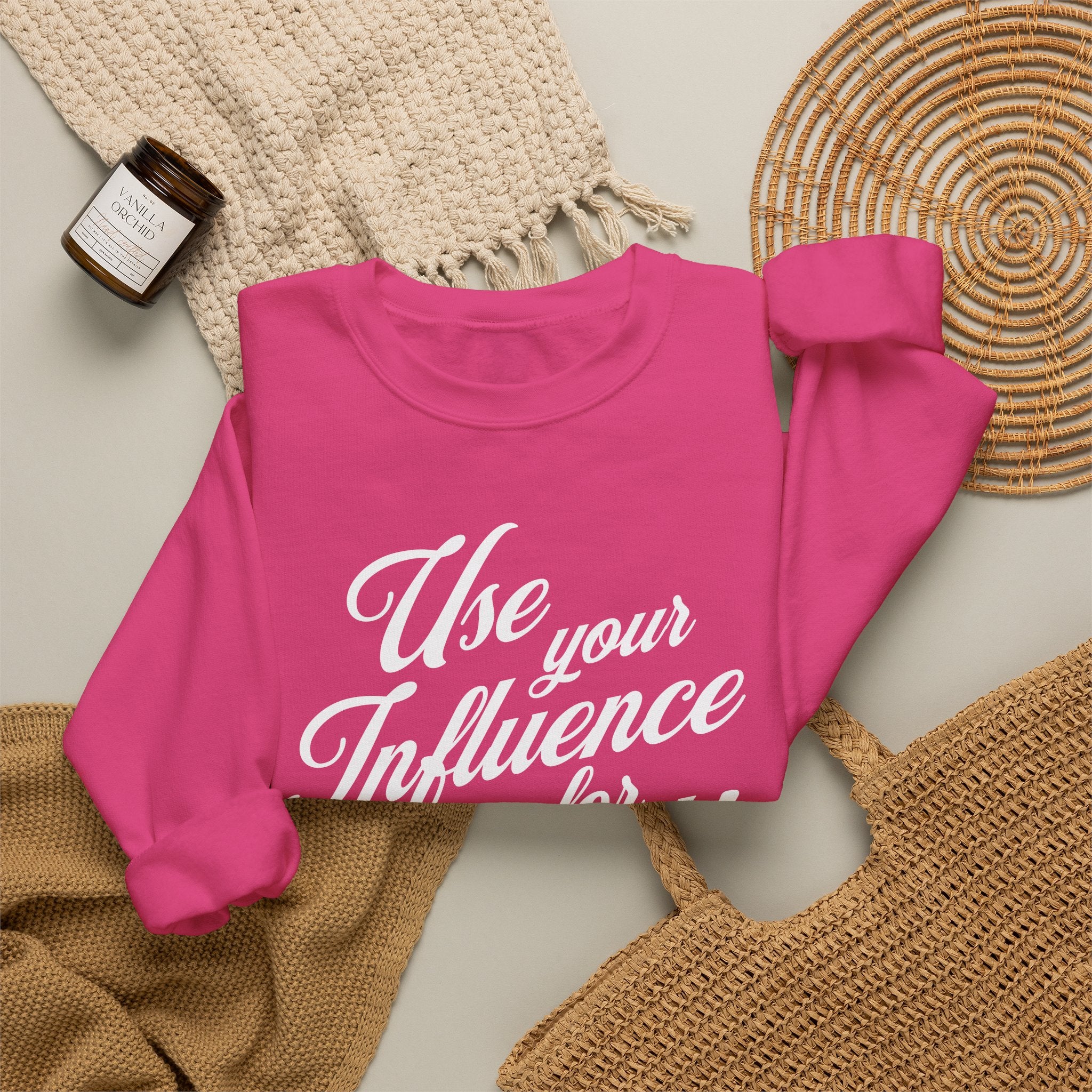 Use Your Influence For Good Unisex Heavy Blend™ Crewneck Sweatshirt