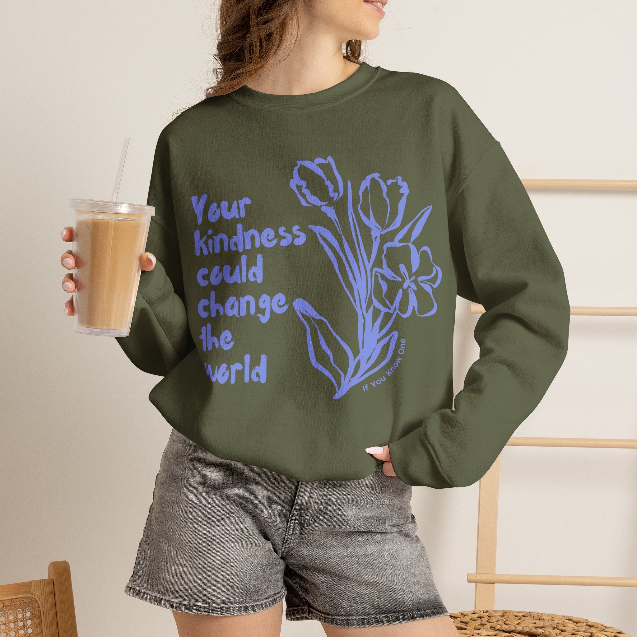 Your Kindness Could Change The World Unisex Heavy Blend™ Crewneck Sweatshirt