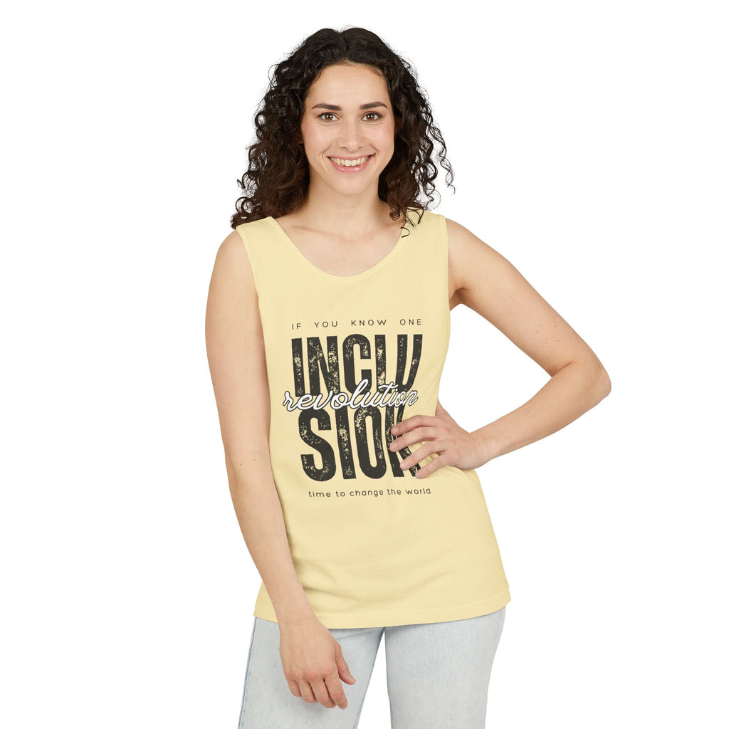 Inclusion Revolution Unisex Garment-Dyed Tank Top