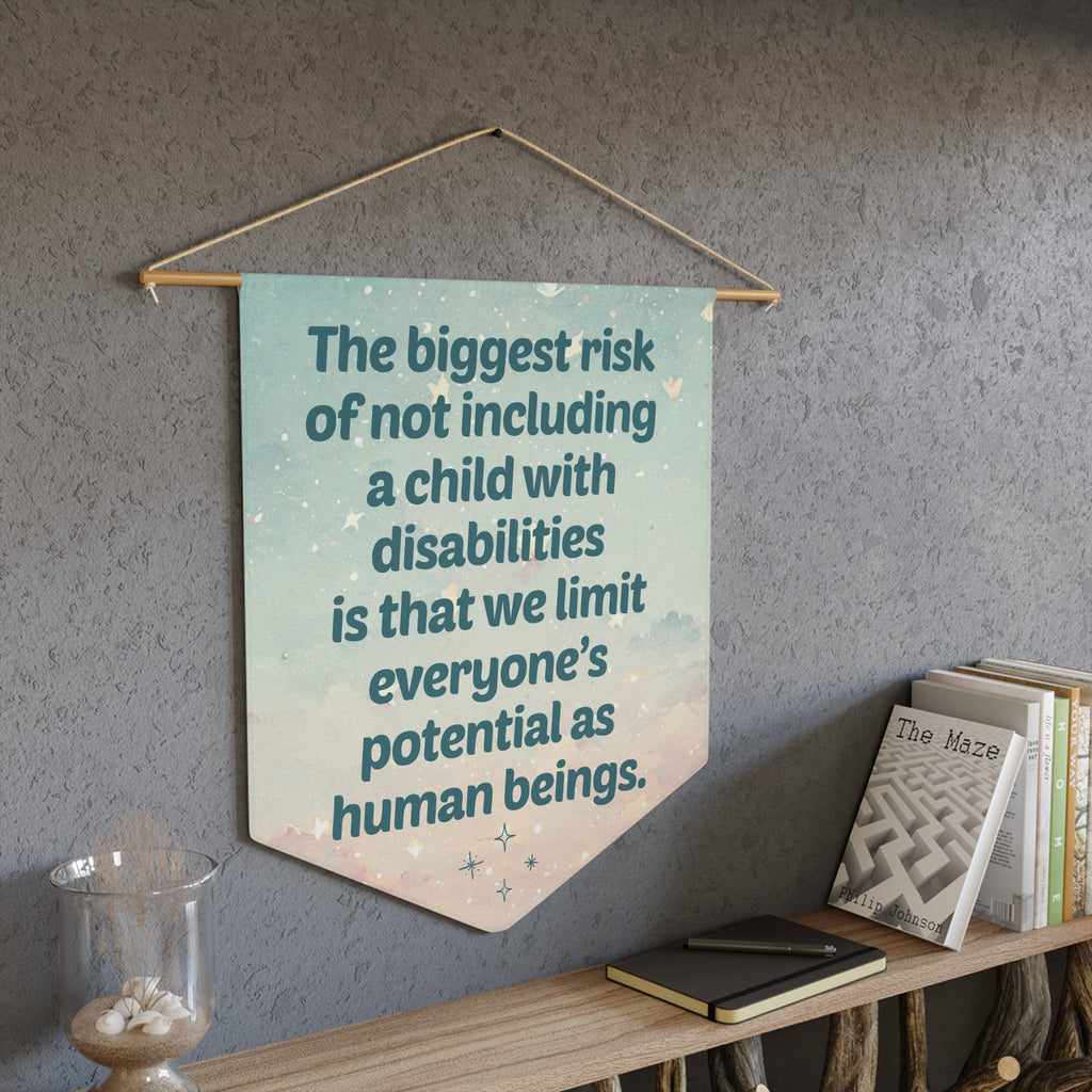 The Biggest Risk 18" x 21" Pennant