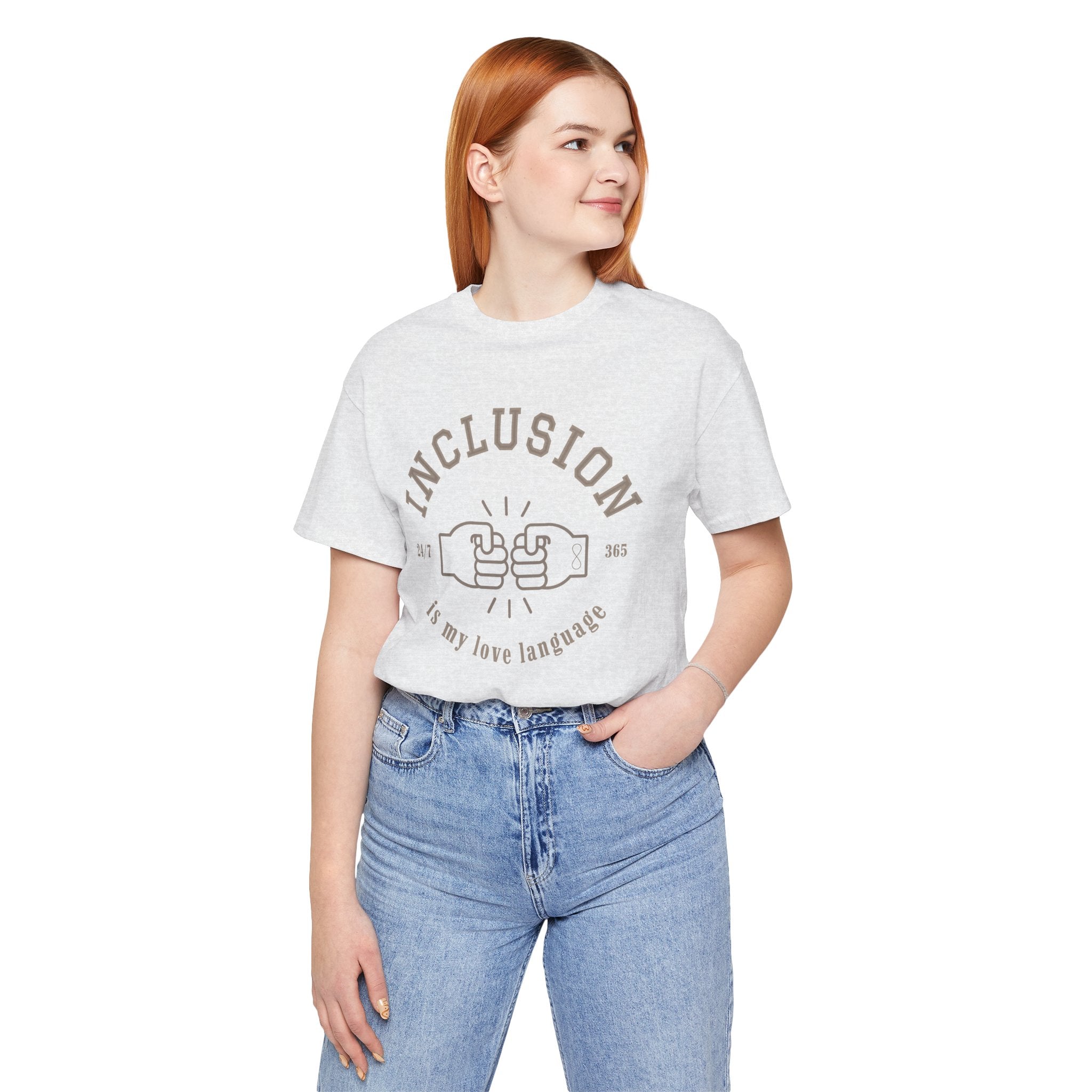 Inclusion Love Language Unisex Jersey Short Sleeve Tee