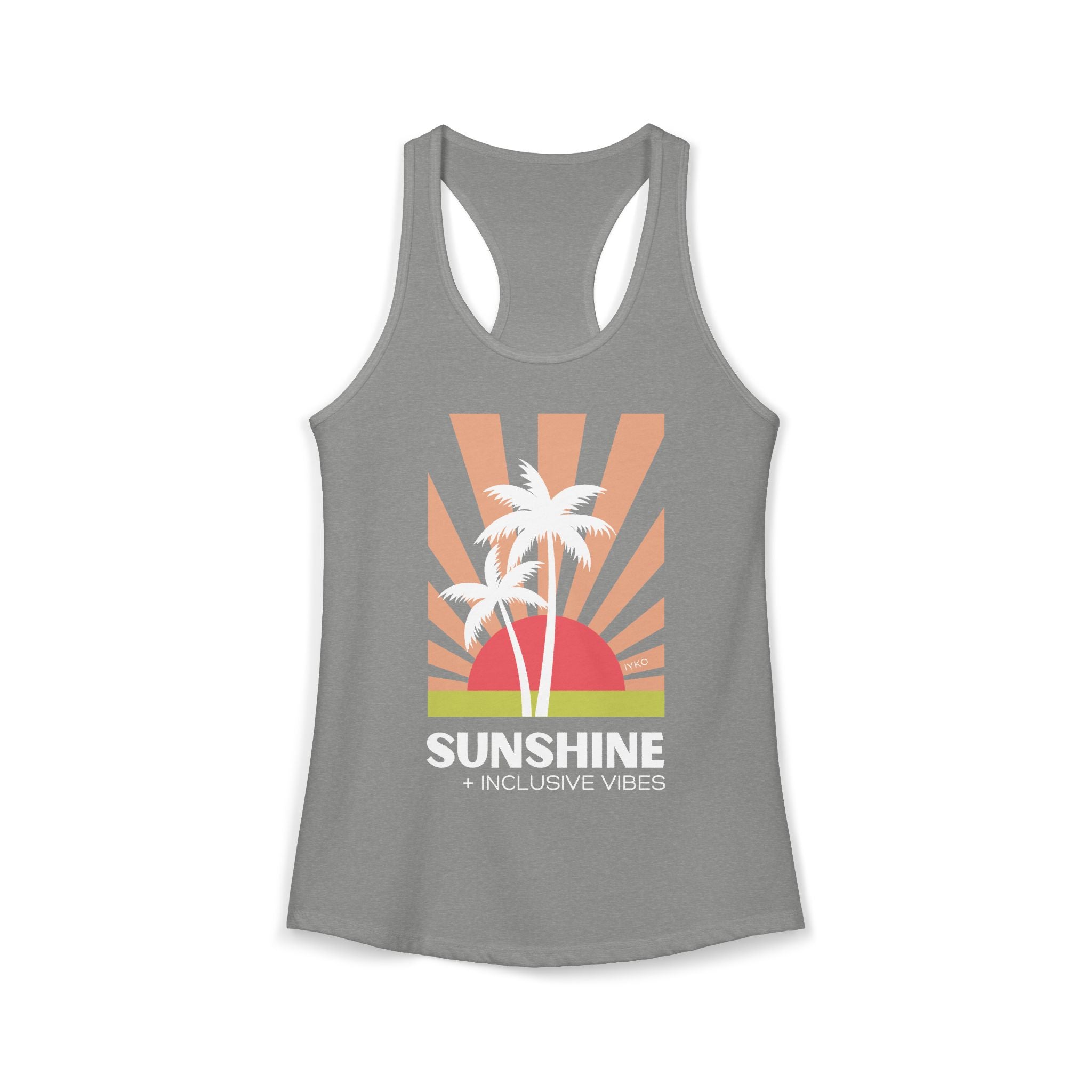 Sunshine and Inclusive Vibes Racerback Tank