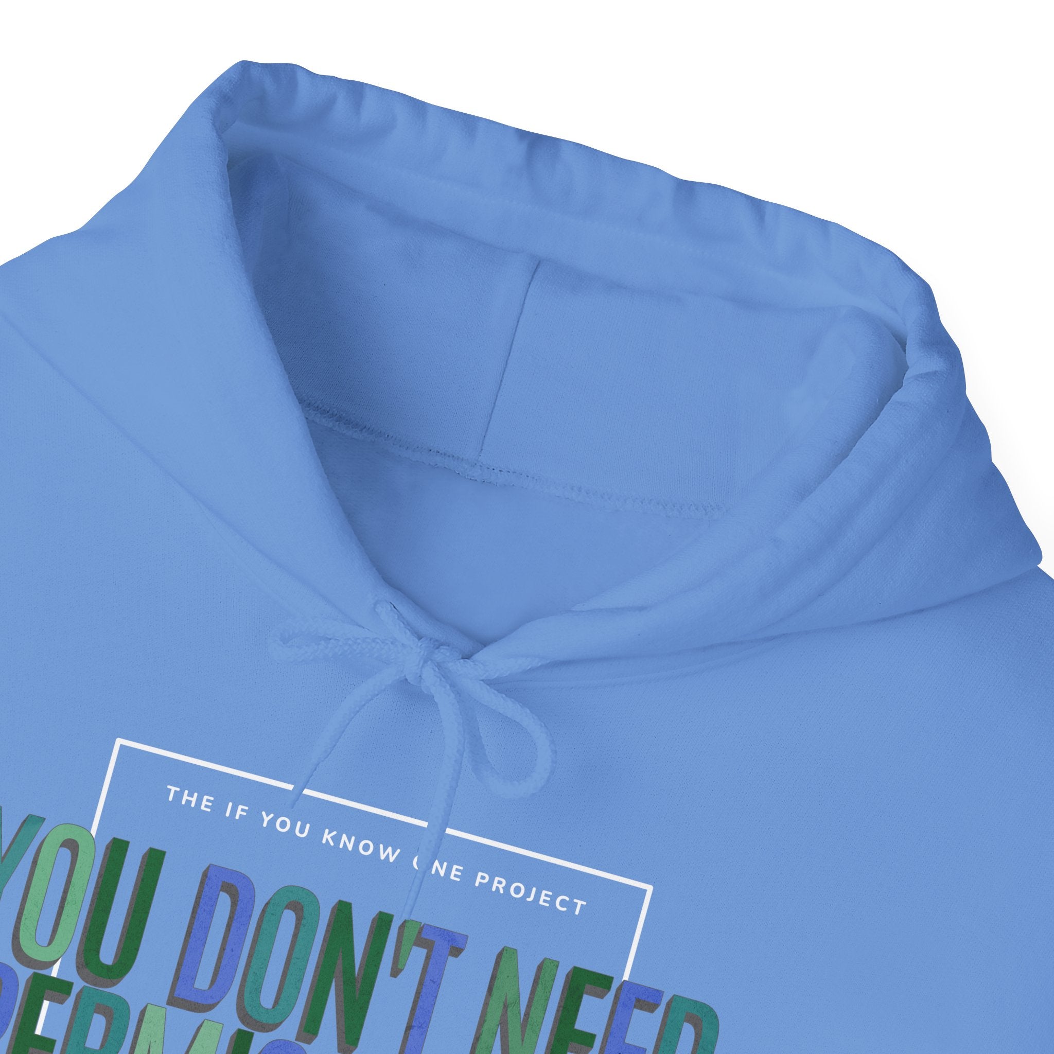 You Don't Need Permission To Exist Outside The Box Unisex Heavy Blend™ Hooded Sweatshirt