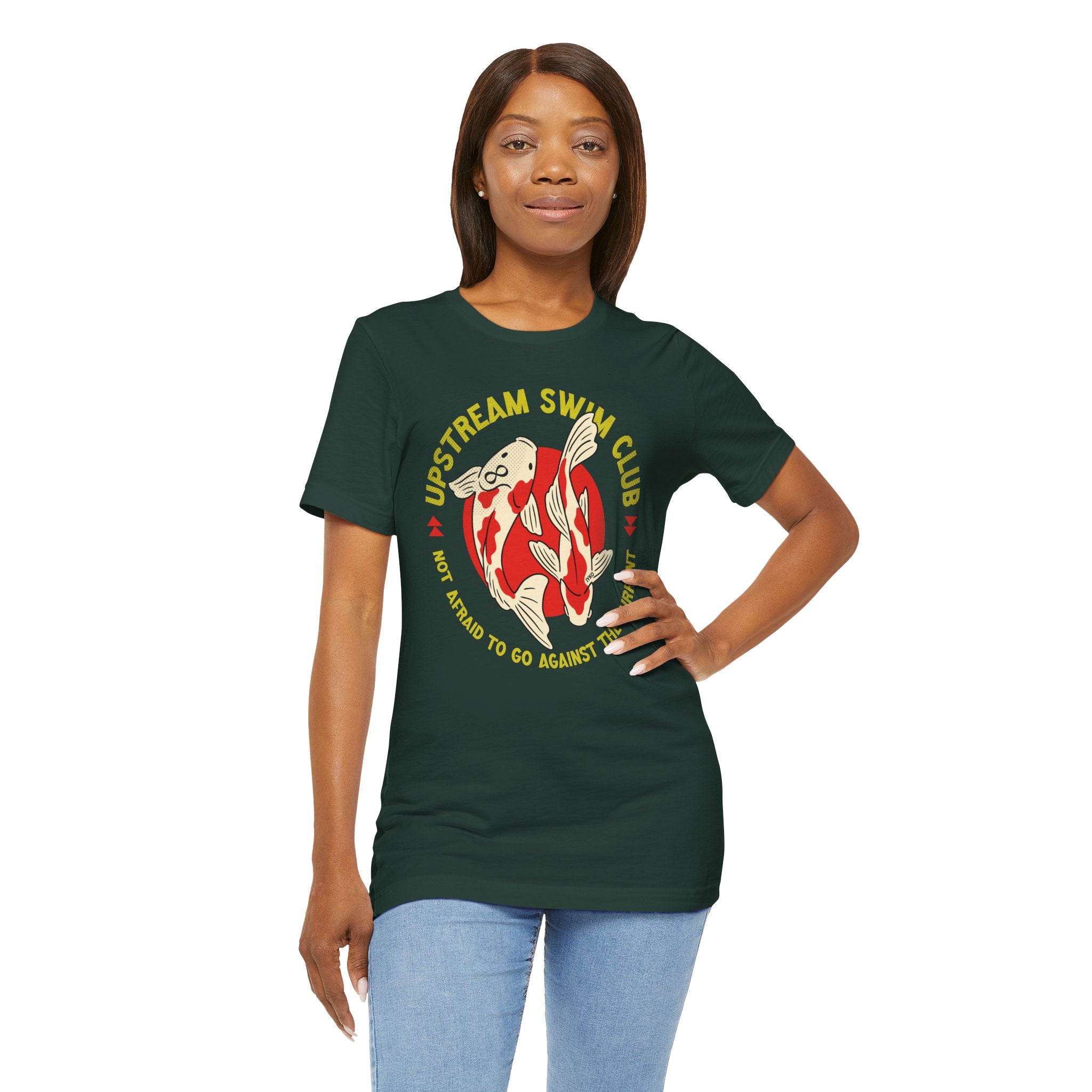 Upstream Swim Club Unisex Jersey Short Sleeve Tee