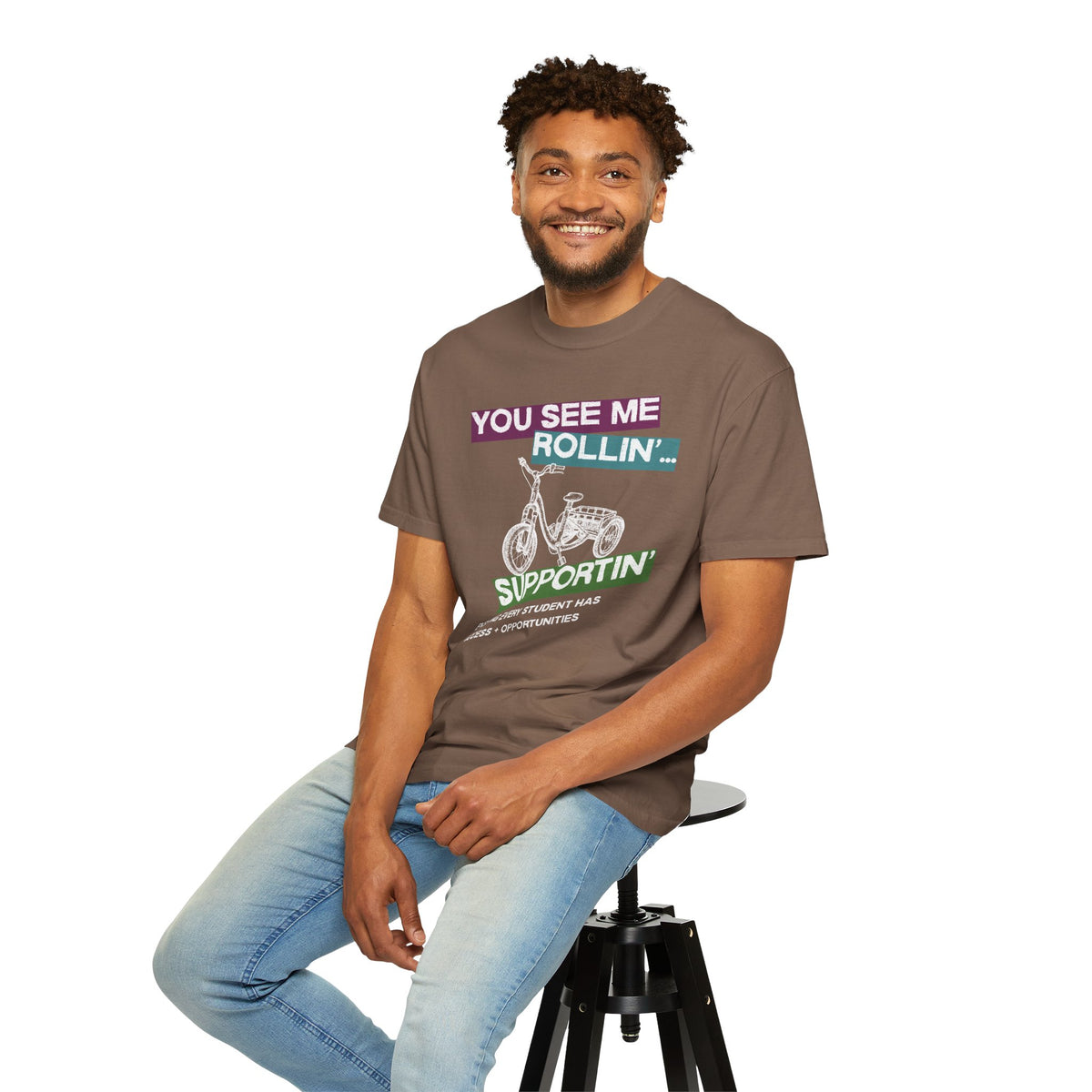 You See Me Rollin' Unisex Garment-Dyed T-shirt